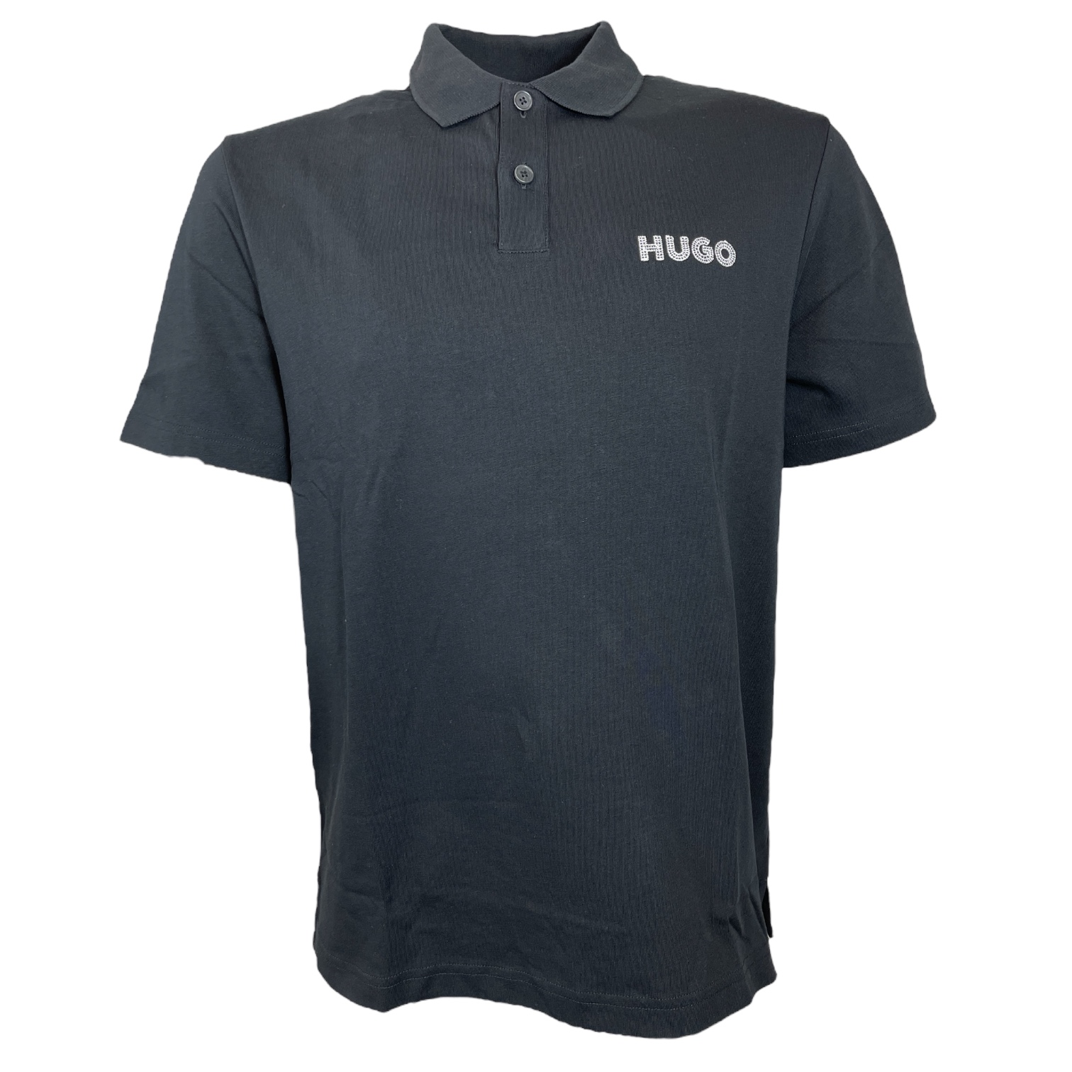 HUGO 50509960 Drocholo 10259511 01 Herren Polo-T-Shirt Schwarz