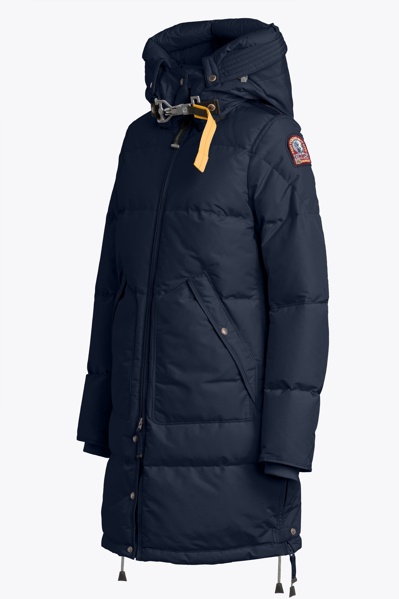 PARAJUMPERS MA33 LONG BEAR DAMEN DAUNENJACKE MIT KAPUZE BLUE NAVY 0316