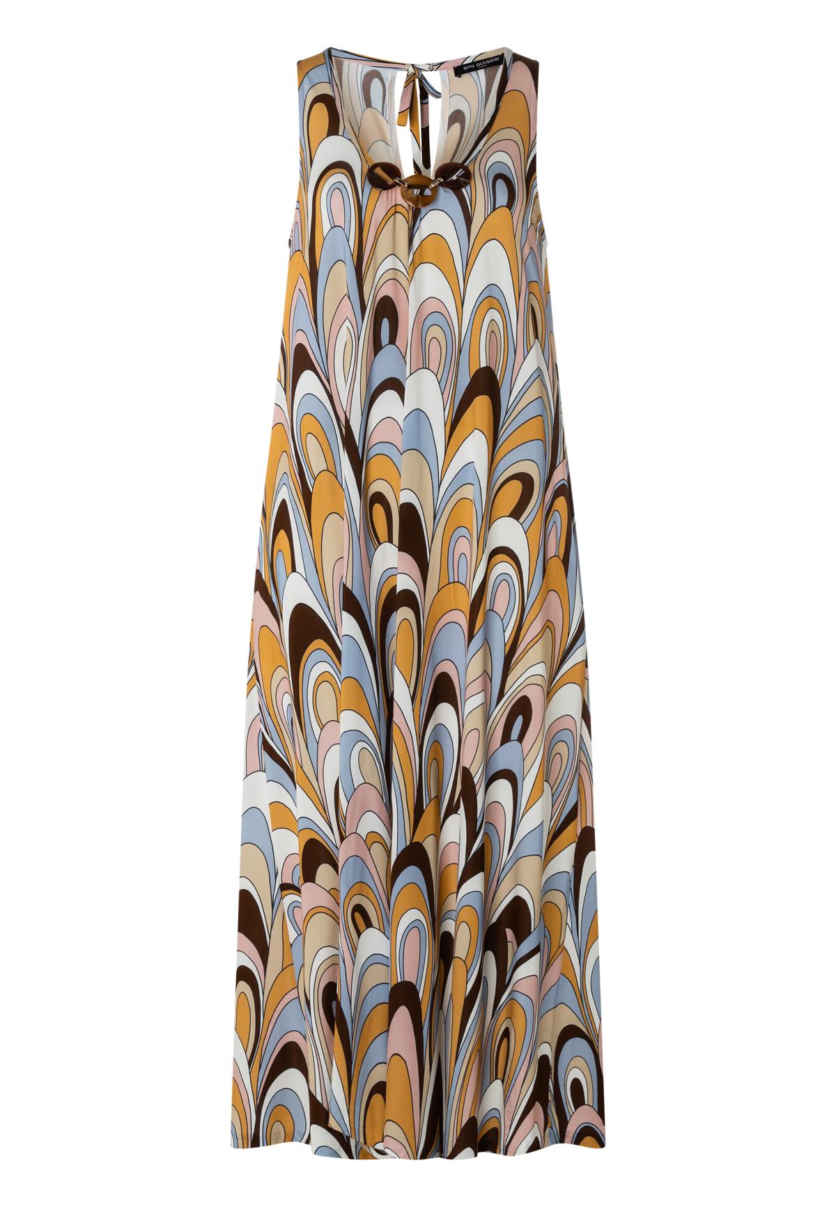 Ana Alcazar 049655-3358 maxi dress Damen Kleid original multicoloured