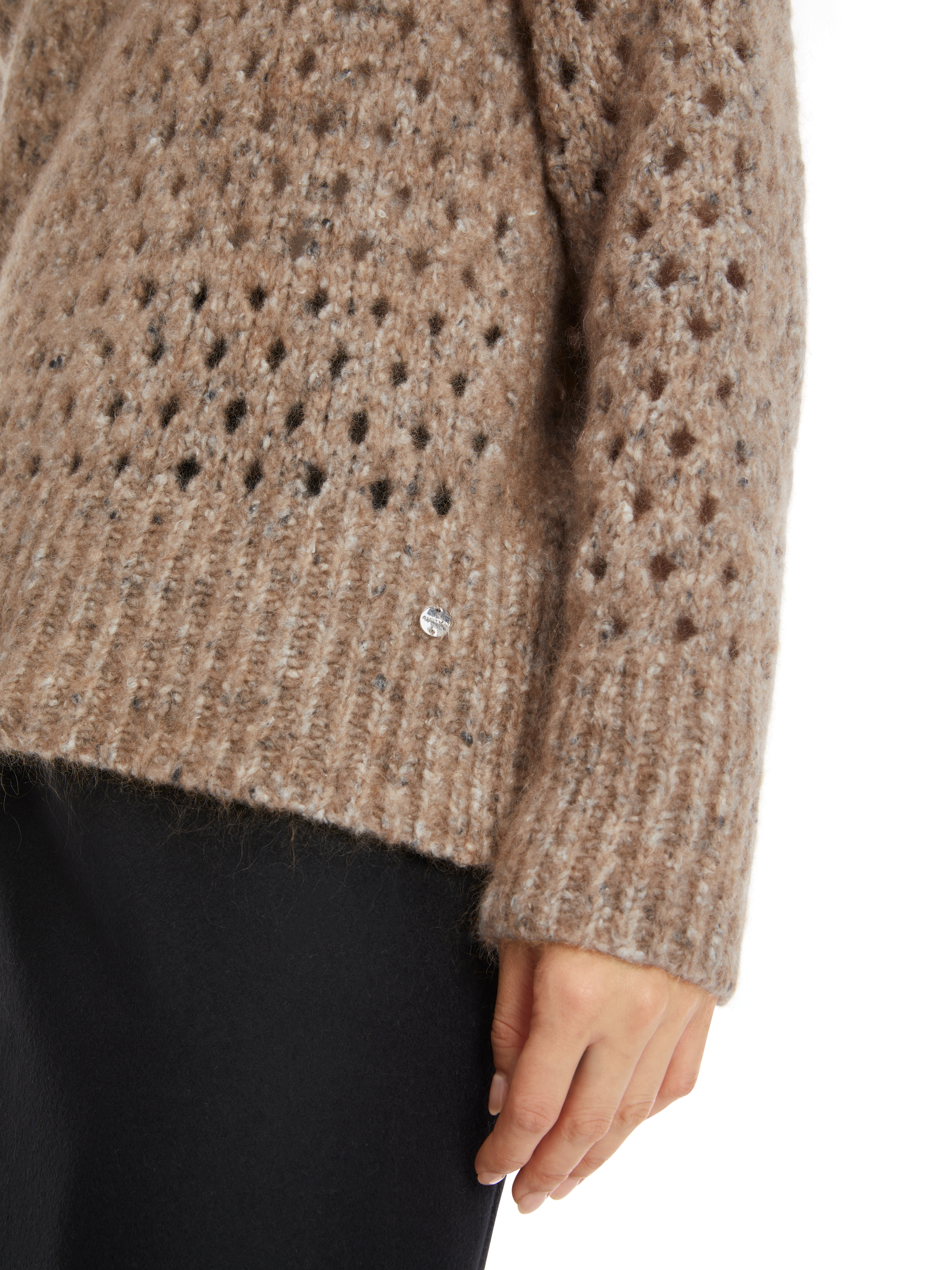 MARC CAIN  XC 41.40 M49 Sweater - Knitted in Germany raffia melange