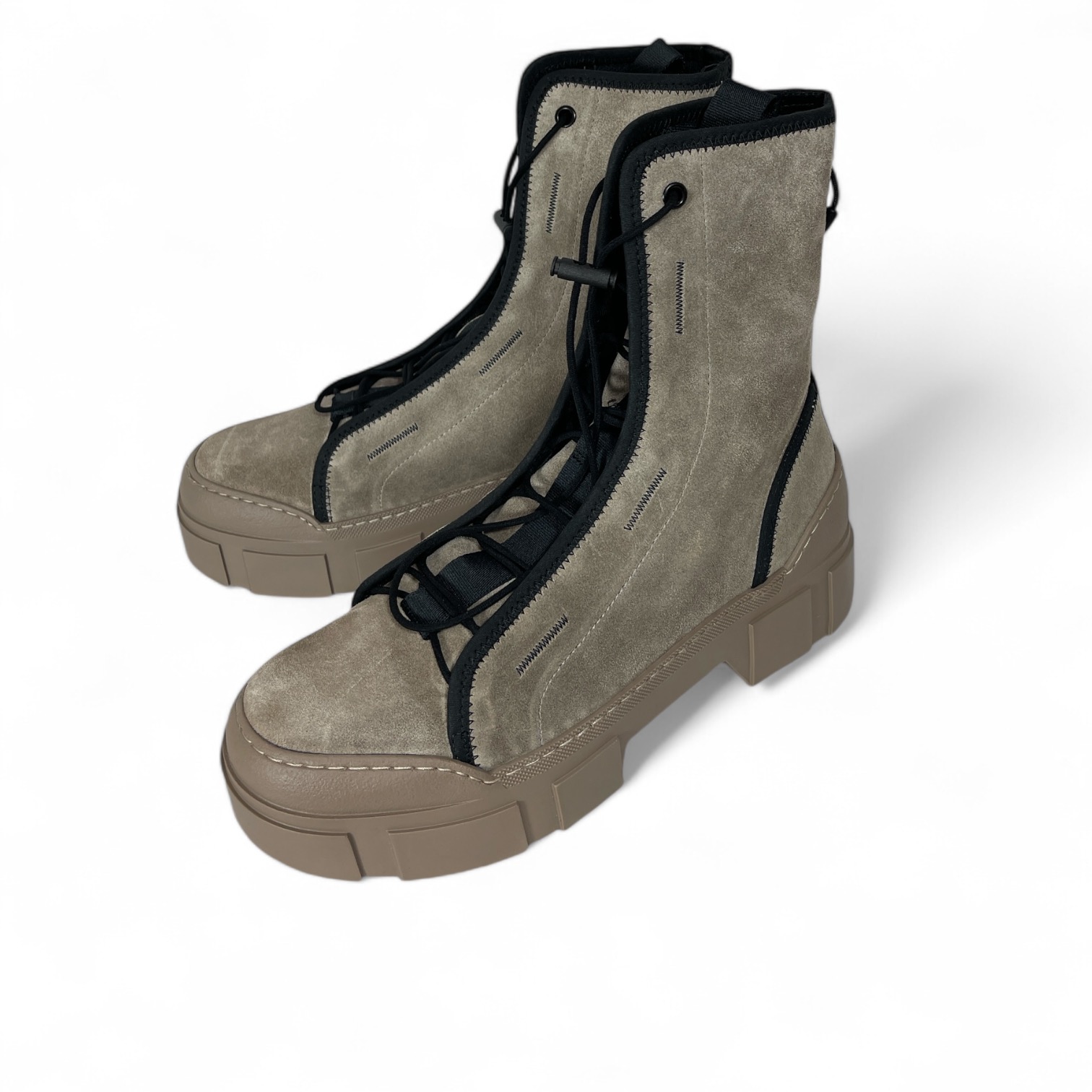 VIC MATIE - 2002 SILVERSTONE DAMEN LEDER BOOTS SUEDE SAFARI 306