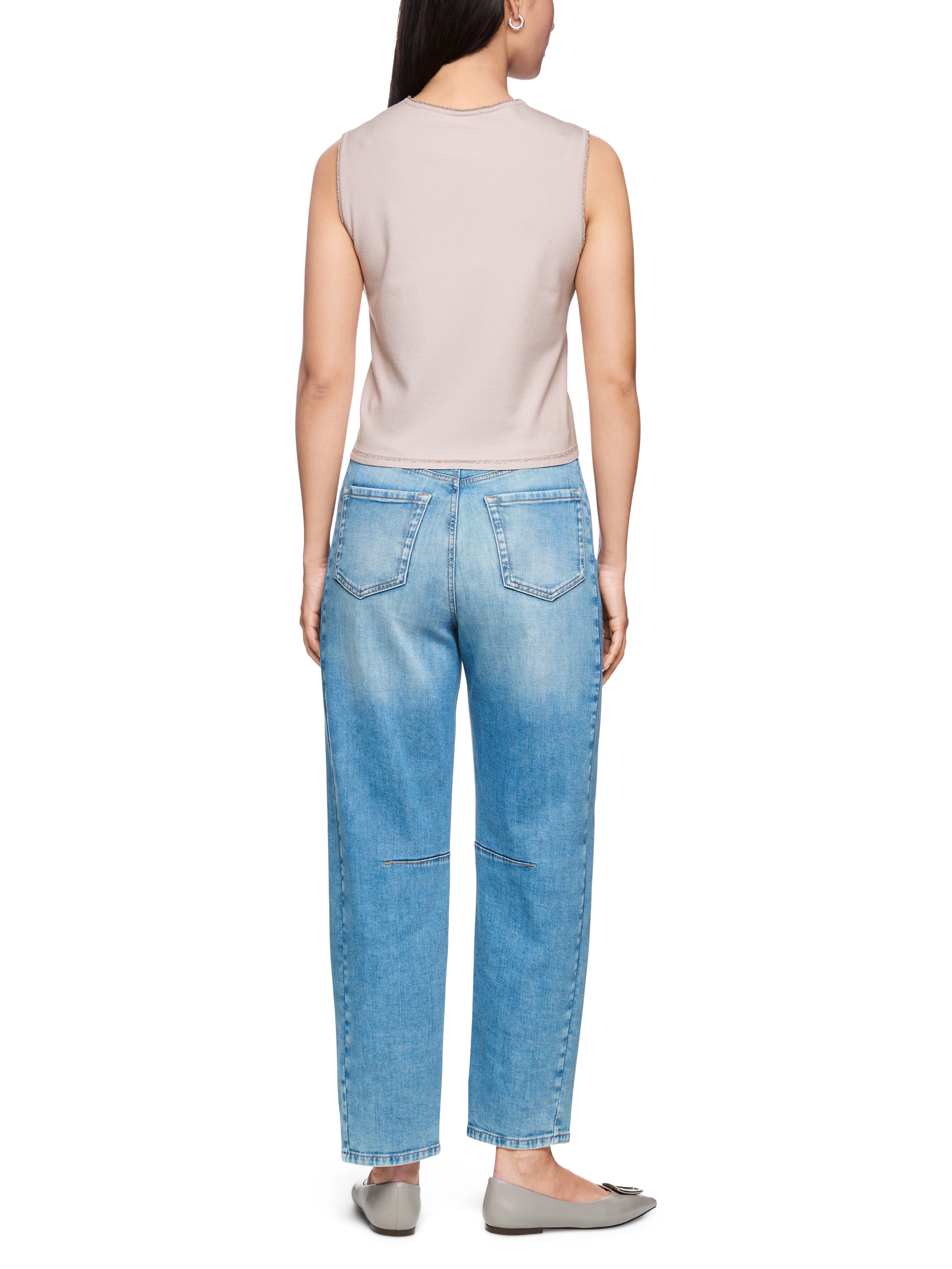 MARC CAIN ZA 61.01 M11 Damen Top light desert taupe