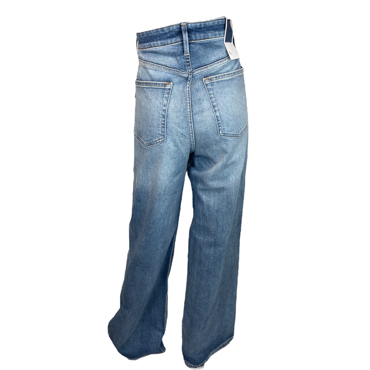 DENHAM 02-24-01-11-050 MIKU ABC RCS  DAMEN JEANS WIDE FLARE STRETCH  THE EXTRA WIDE LEG MID BLUE