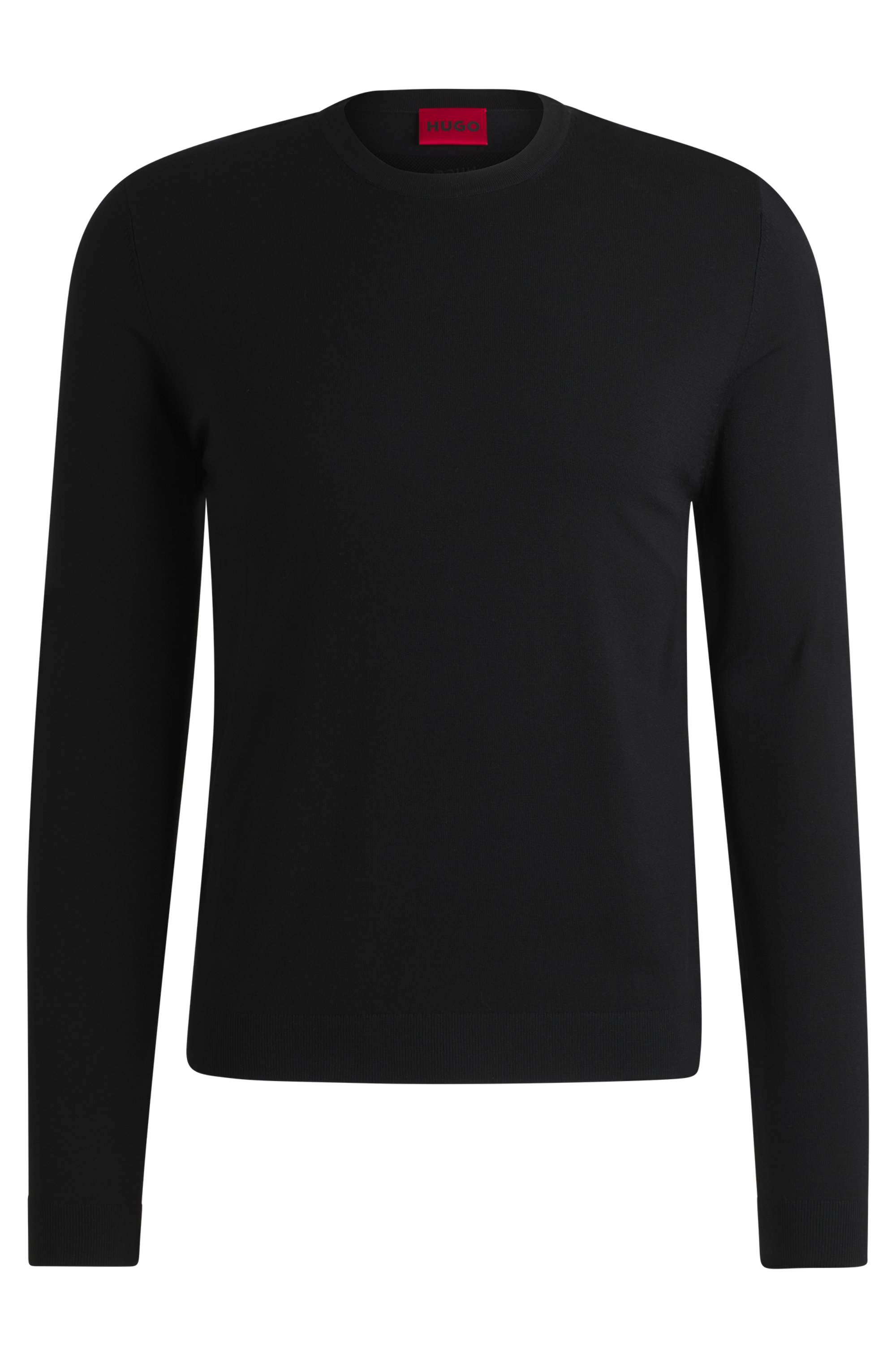 HUGO  50532074 San Cody-CV Herren Pullover Schwarz