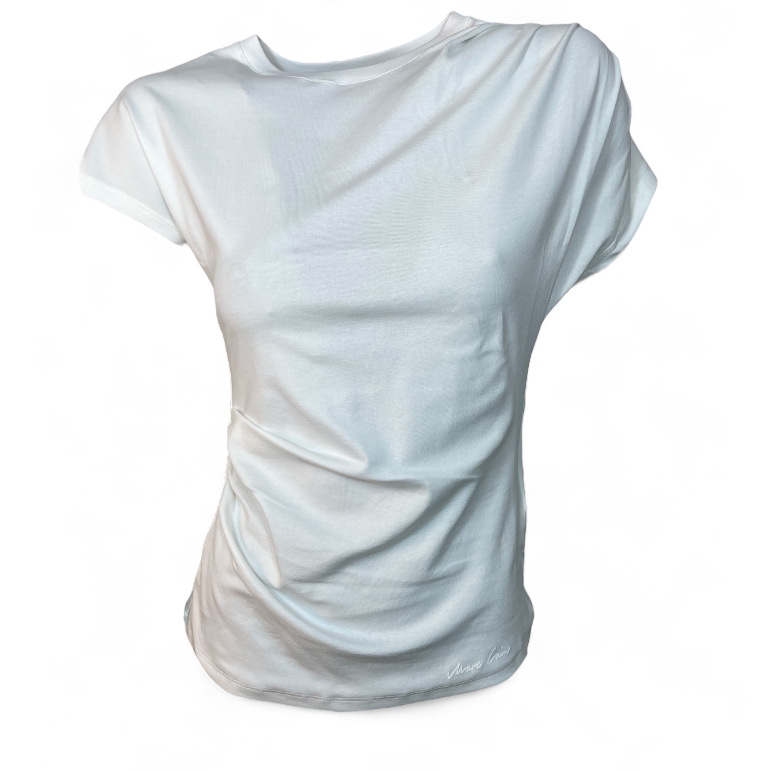 MARC CAIN XC 48.06 J14  Damen T-Shirt mit Materialmix