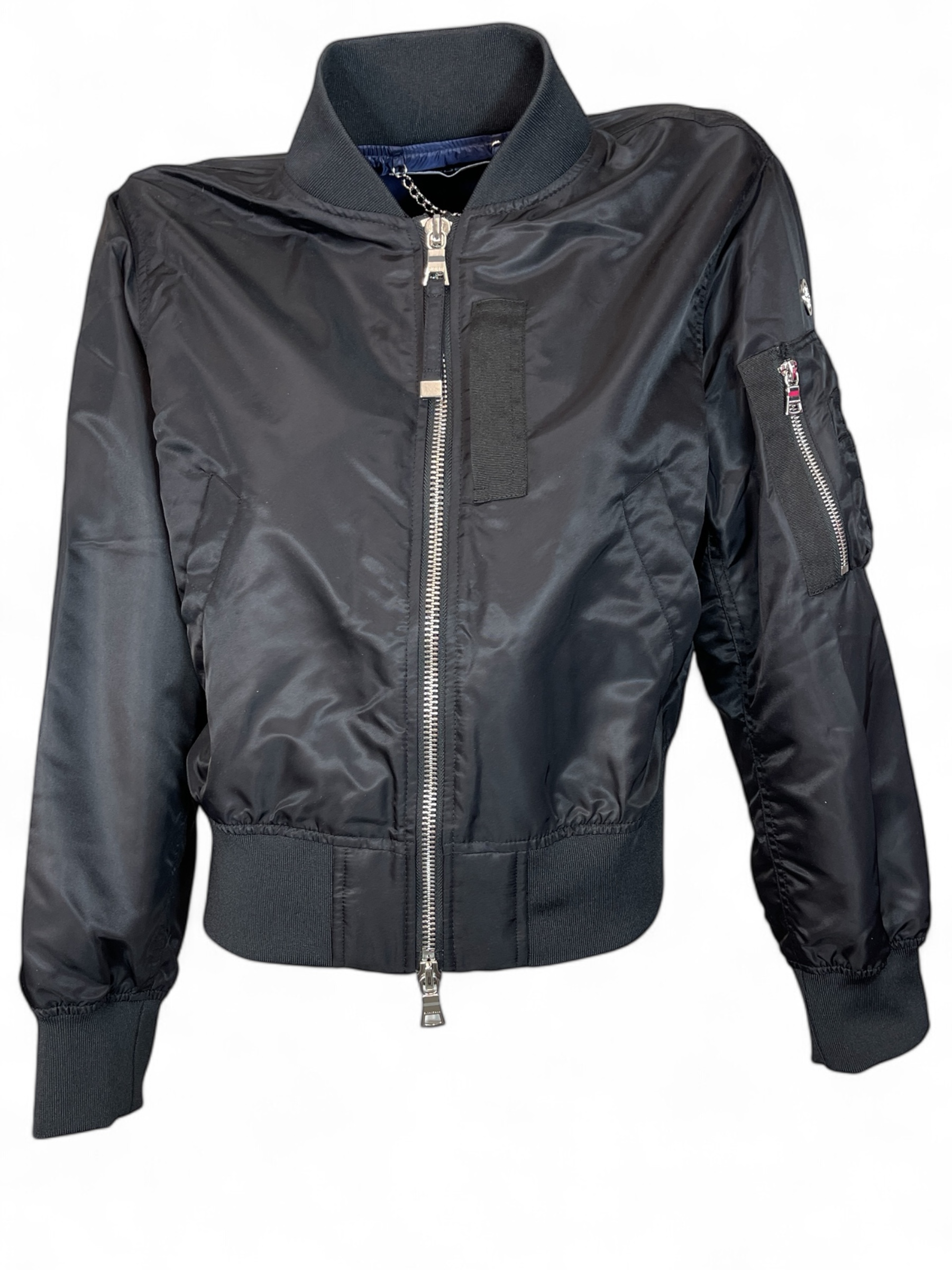 BLONDE - CHURCHILL Damen Blouson Bomberjacke Schwarz