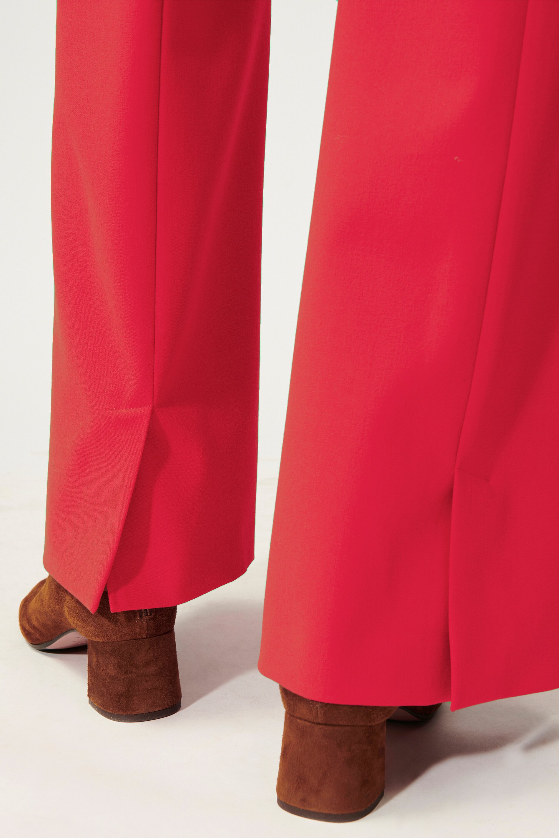 LUISA CERANO 688597/3310-0 Bootcut-Pants mit Saumschlitz Stretch Deep Red 465 LUISA CERANO 688597/3310-0 Bootcut-Pants mit Saumschlitz Stretch Deep Red 465