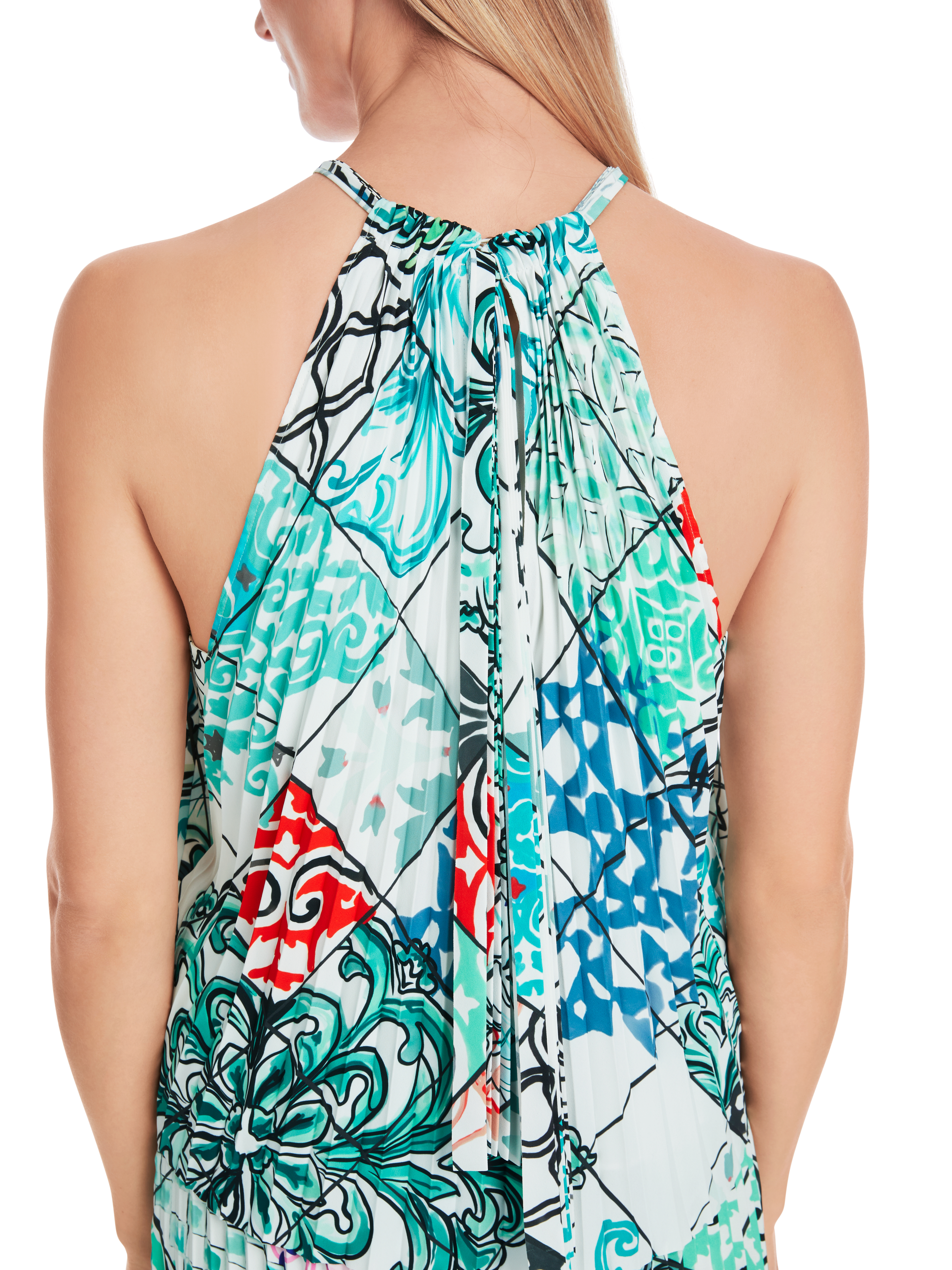 MARC CAIN  YC 61.13 W76 Plissee Top mit Print breath