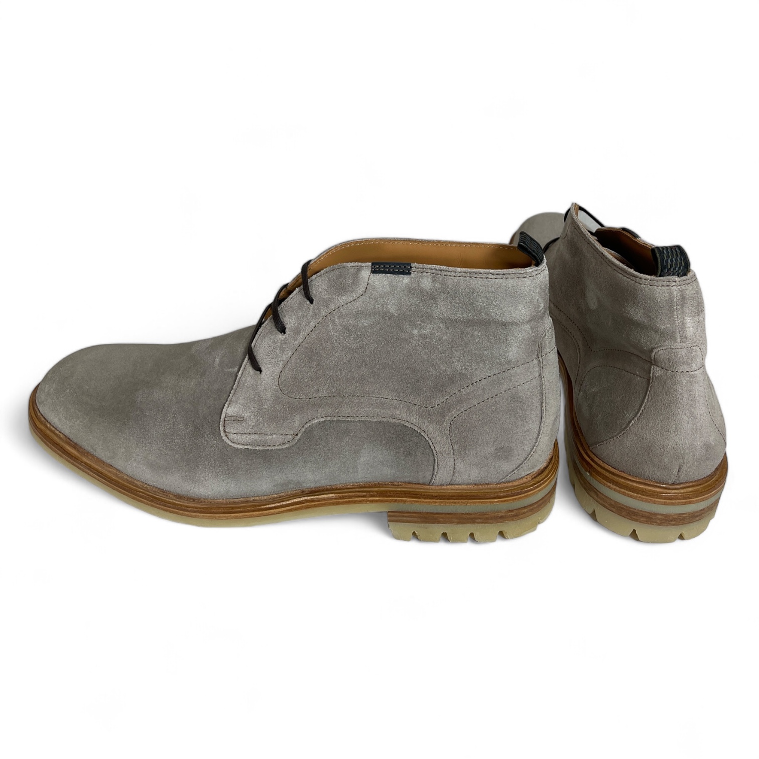 Floris van Bommel SFM-50147-22-01 De Hamer 01.01 Herren Schnürer Suede Light Brown