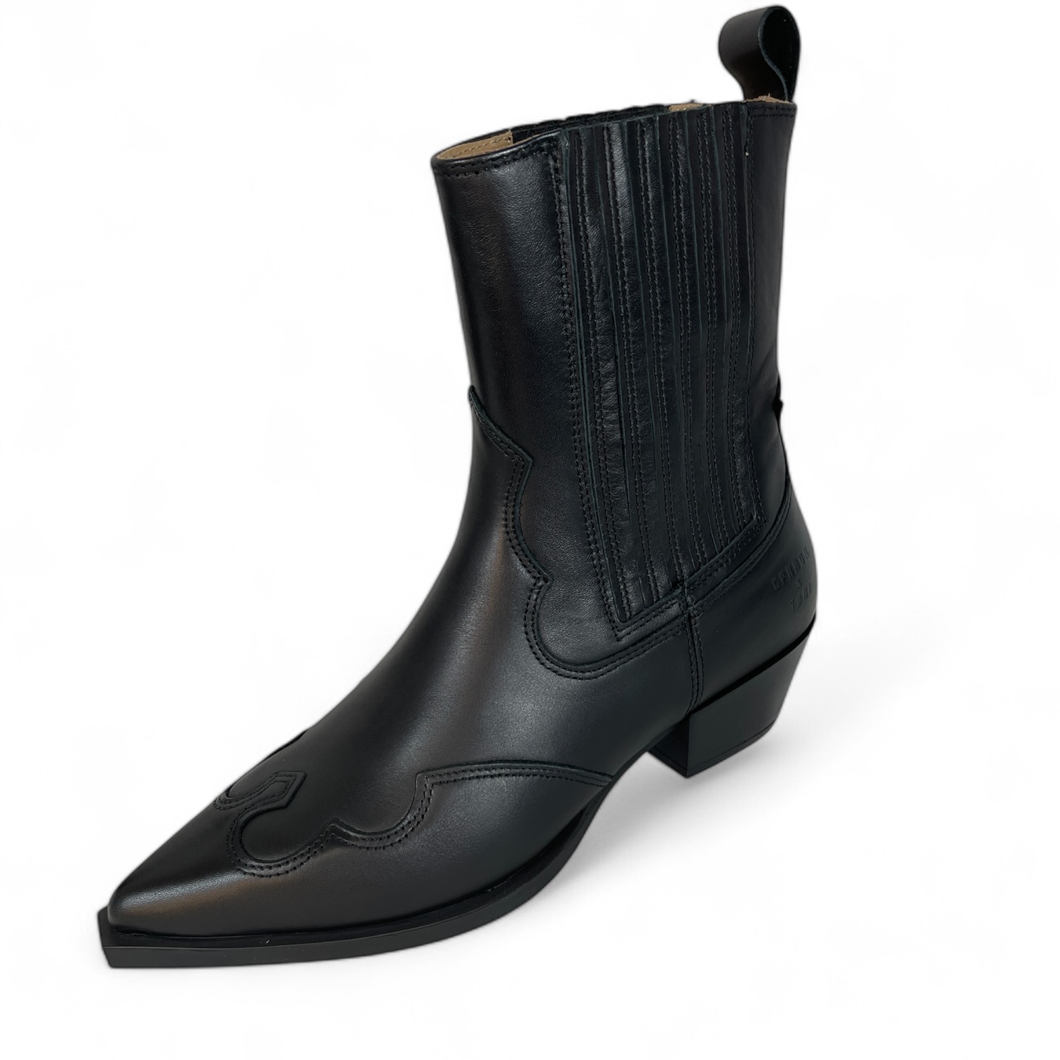 COPENHAGEN - CPH284 Toni Garrn leather Damen Cowboy Boot Black