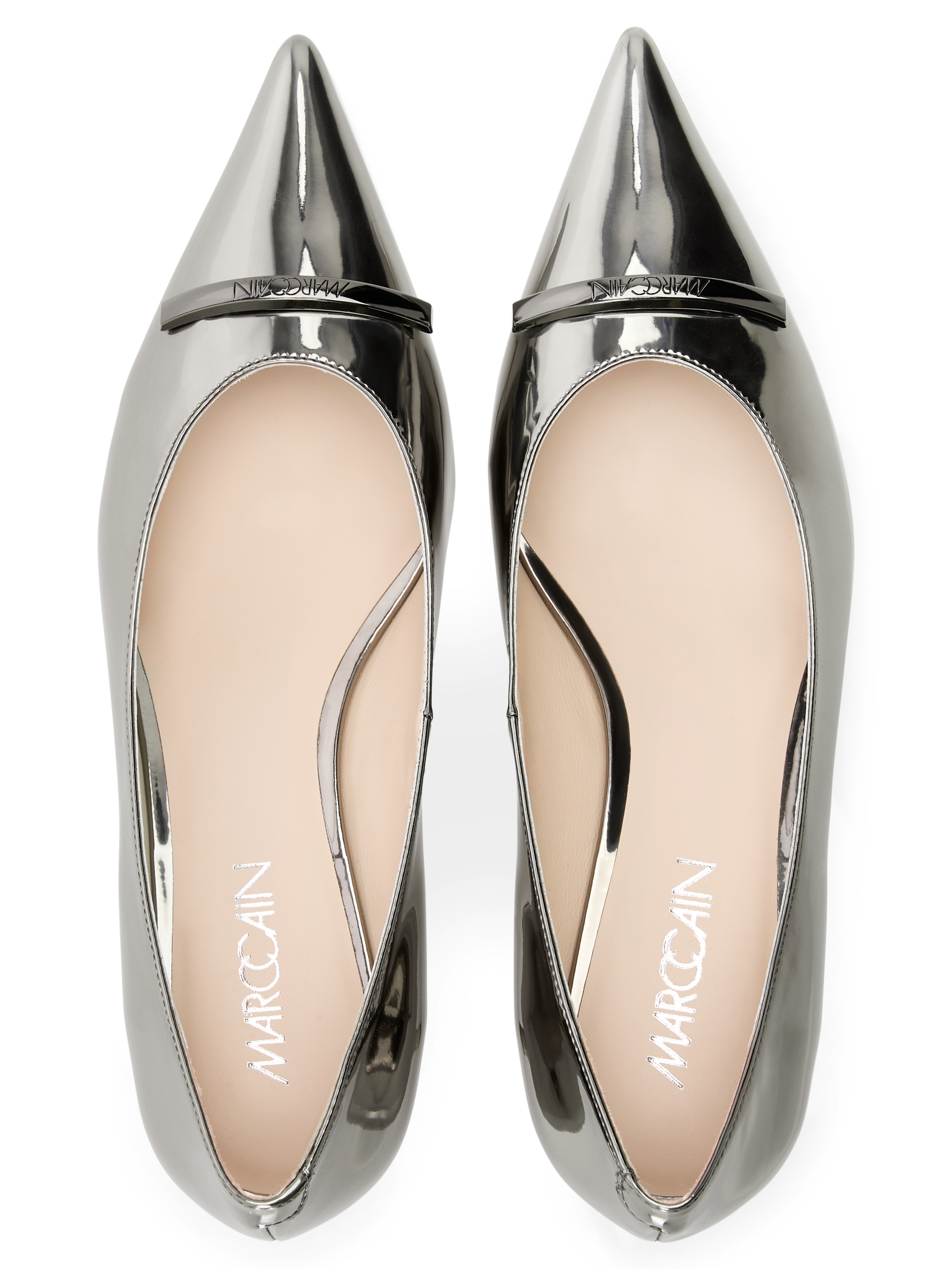 MARC CAIN YC SD.01 Z01 Spitzer Pumps im Metallic-Mirror pure copper