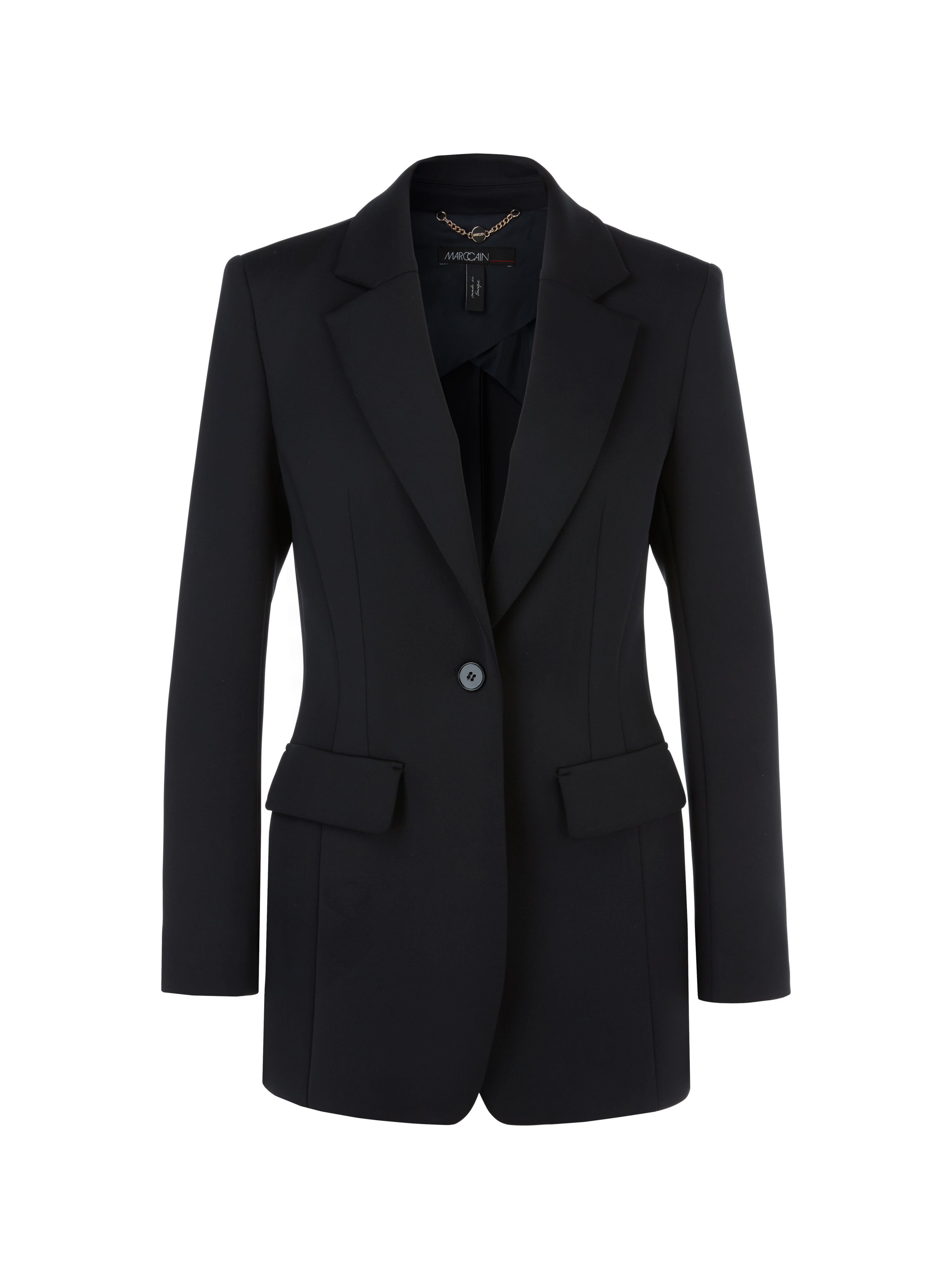 MARC CAIN  XC 34.12 J23 Blazer aus Scuba-Jersey midnight blue