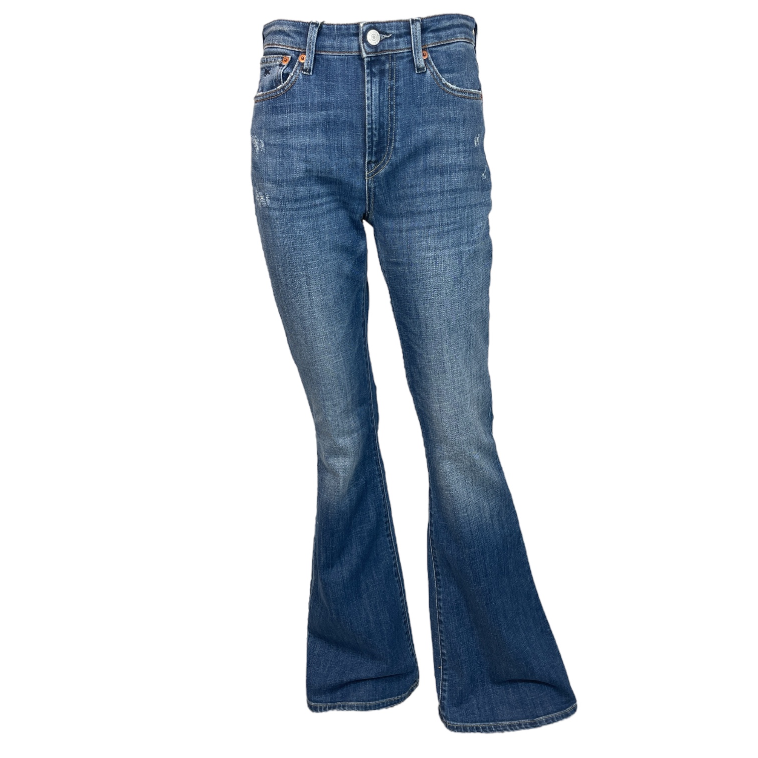 DENHAM 02-23-10-11-014 JANE ASMA DAMEN JEANS BOOTCUT STRETCH DENIM MID BLUE