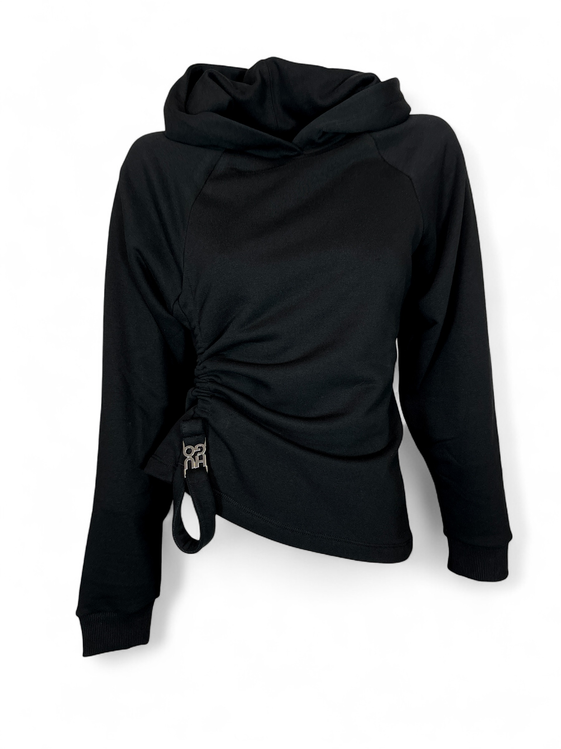 HUGO 50542771 Daqui 10271844 01  Damen Pullover Sweatshirt Black