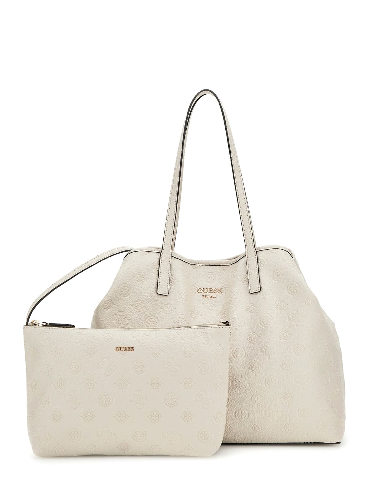 GUESS HWPG93 18290  2-in-1 Tasche Logo Beige