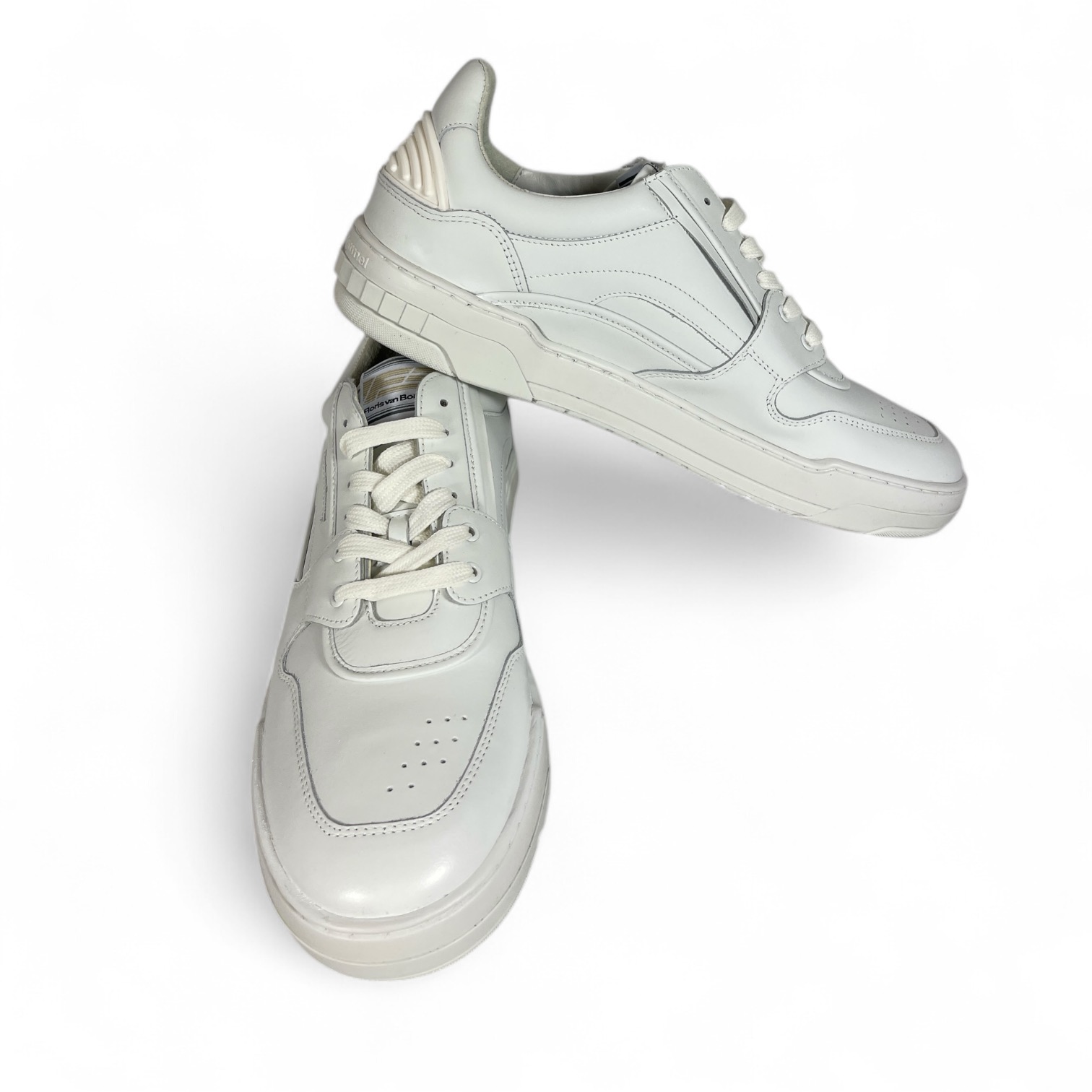 VAN BOMMEL SFM-10185-60-01 Floris Sport White Calf leather Sneakers White Weiß