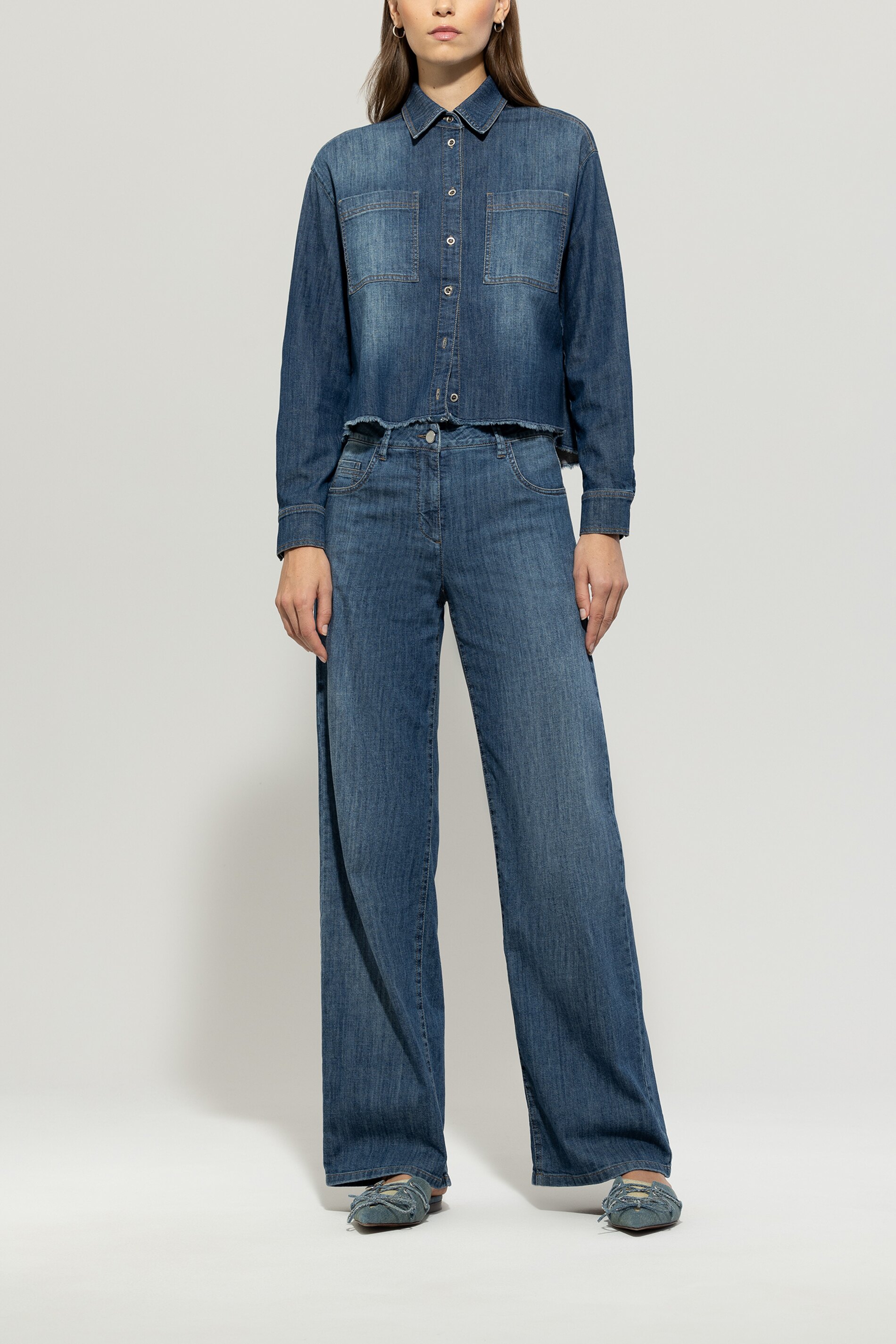 LUISA CERANO 618733/3474-0 Jeans Hose sportiv denim blue