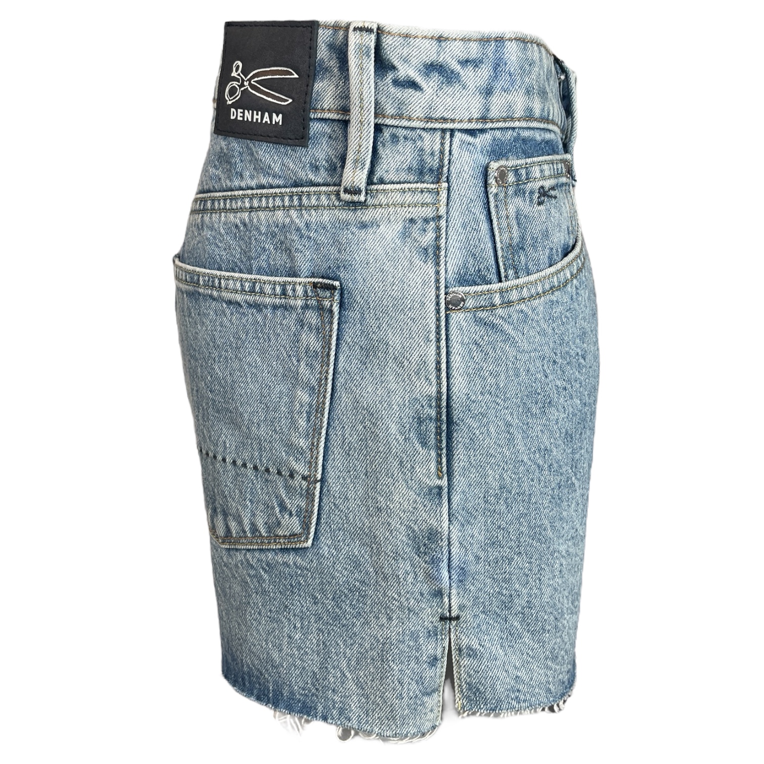 DENHAM 02-23-03-16-012 BRITT DAMEN SHORTS AMSWR MID BLUE