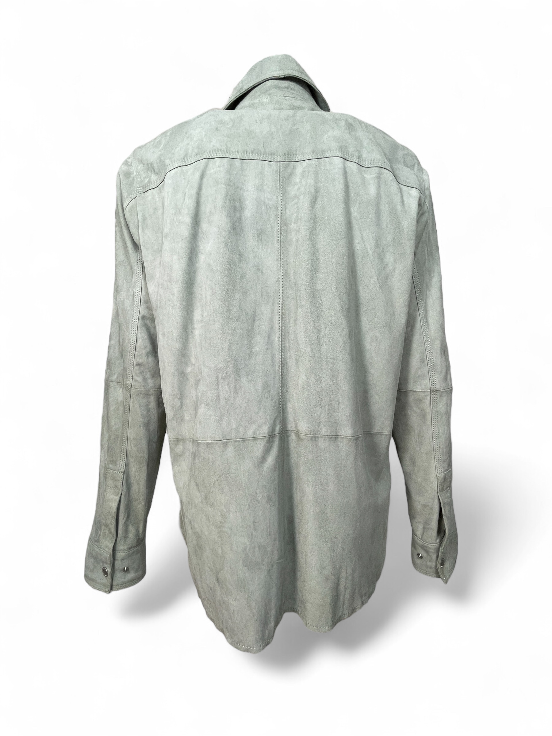 OAKWOOD 65038 MILWAUKEE Herren Jacke Suede Mittelgrau