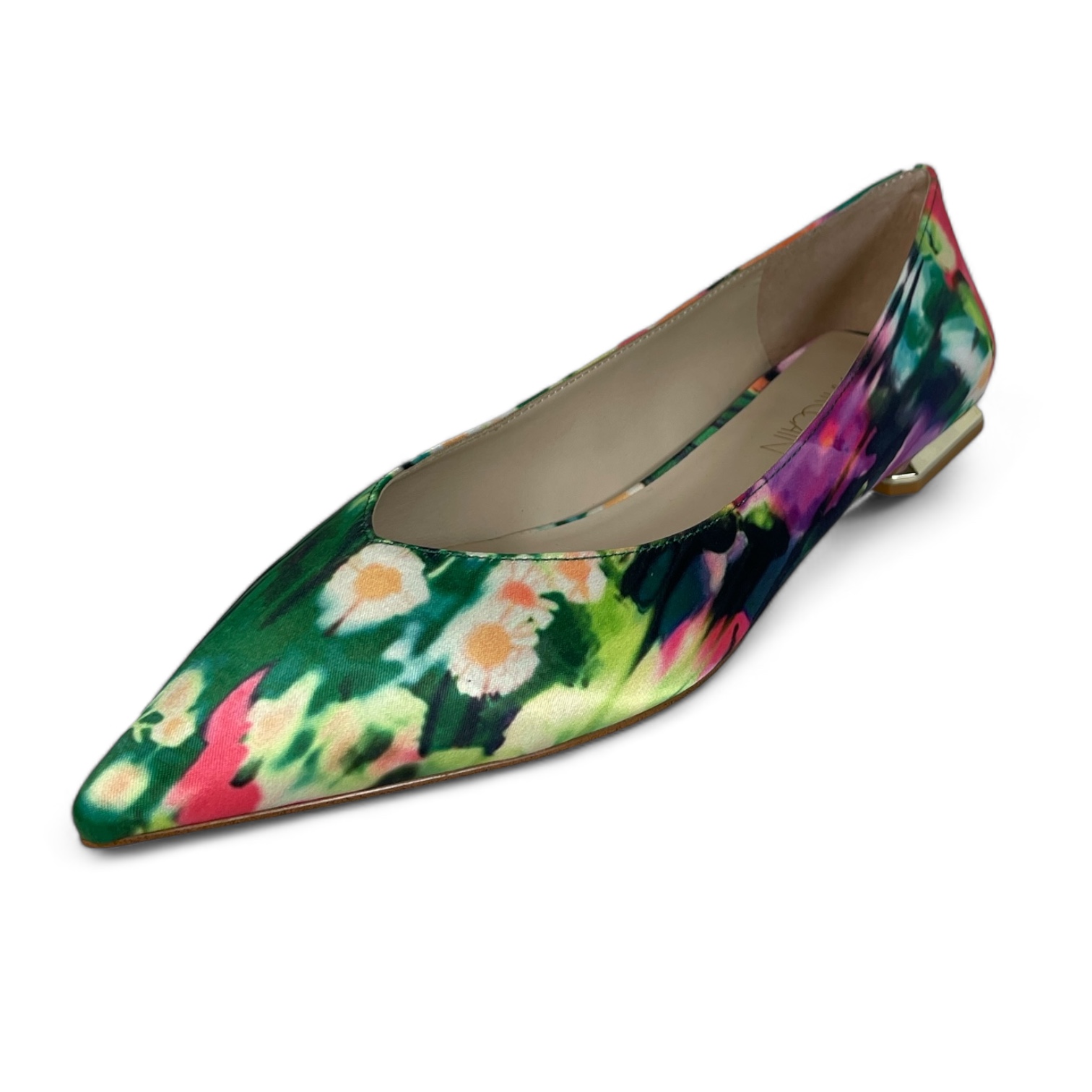 MARC CAIN XC SF.01 W74 Ballerina Florale Muster deep moss grün