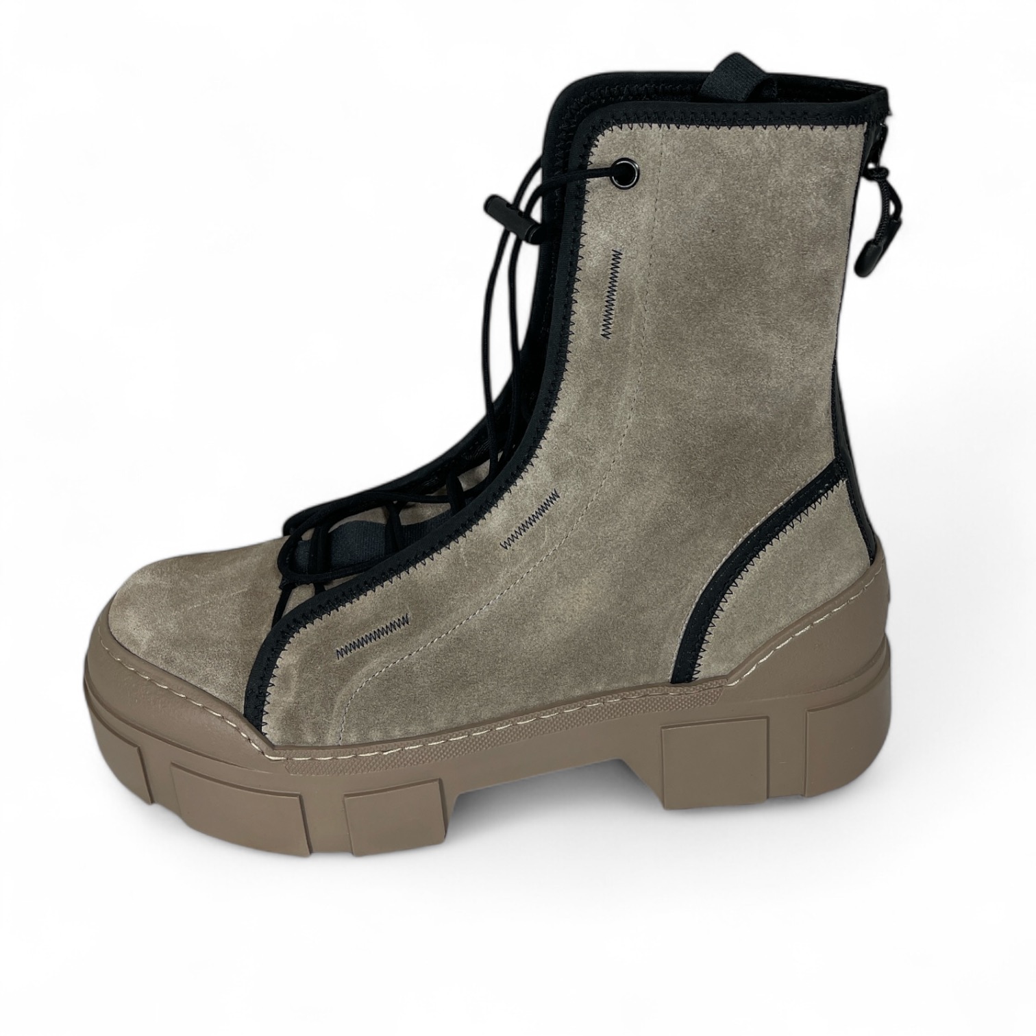 VIC MATIE - 2002 SILVERSTONE DAMEN LEDER BOOTS SUEDE SAFARI 306