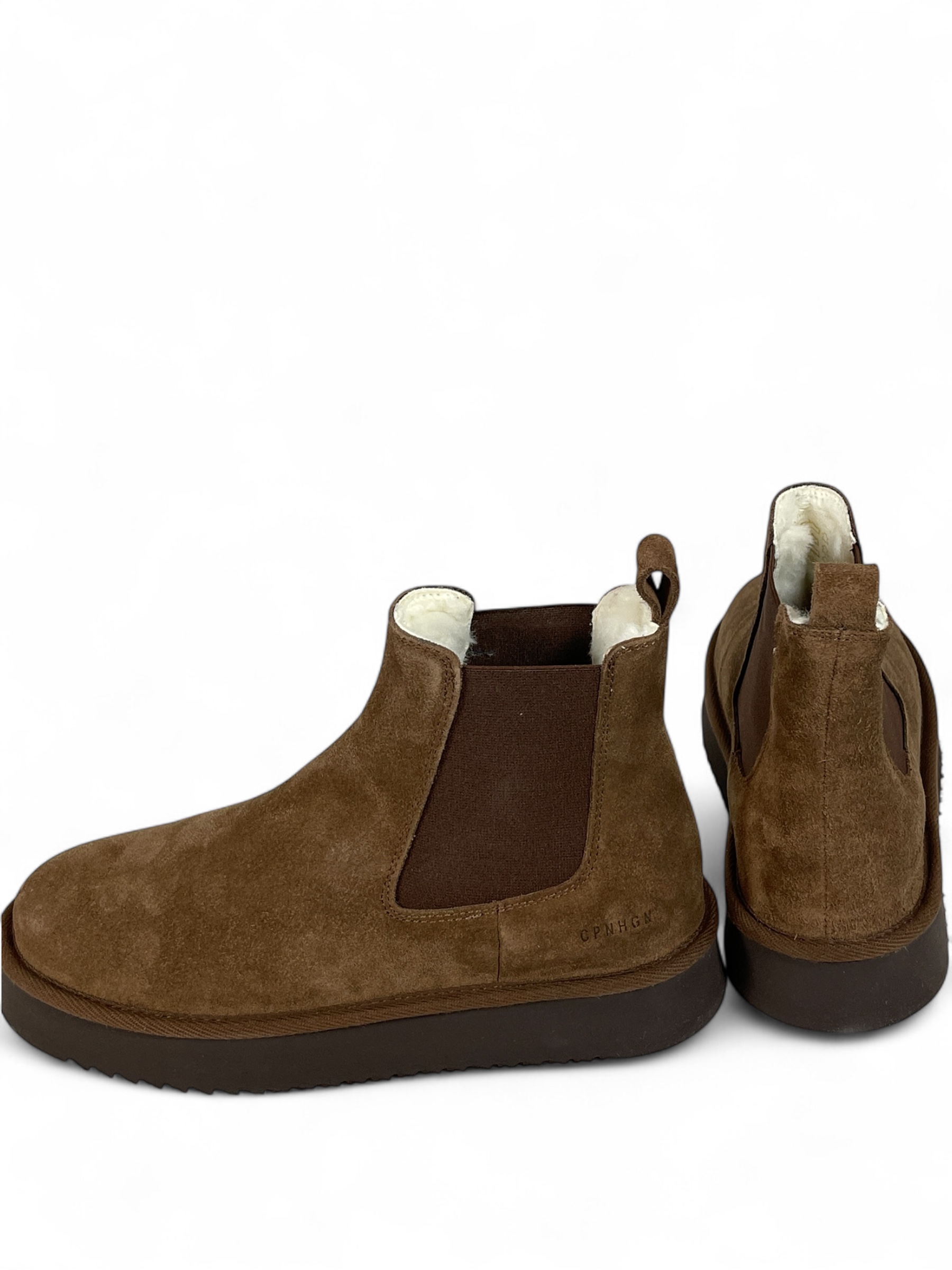 COPENHAGEN CPH258 SUEDE LAMMFELL BOOTS CHOCOLATE