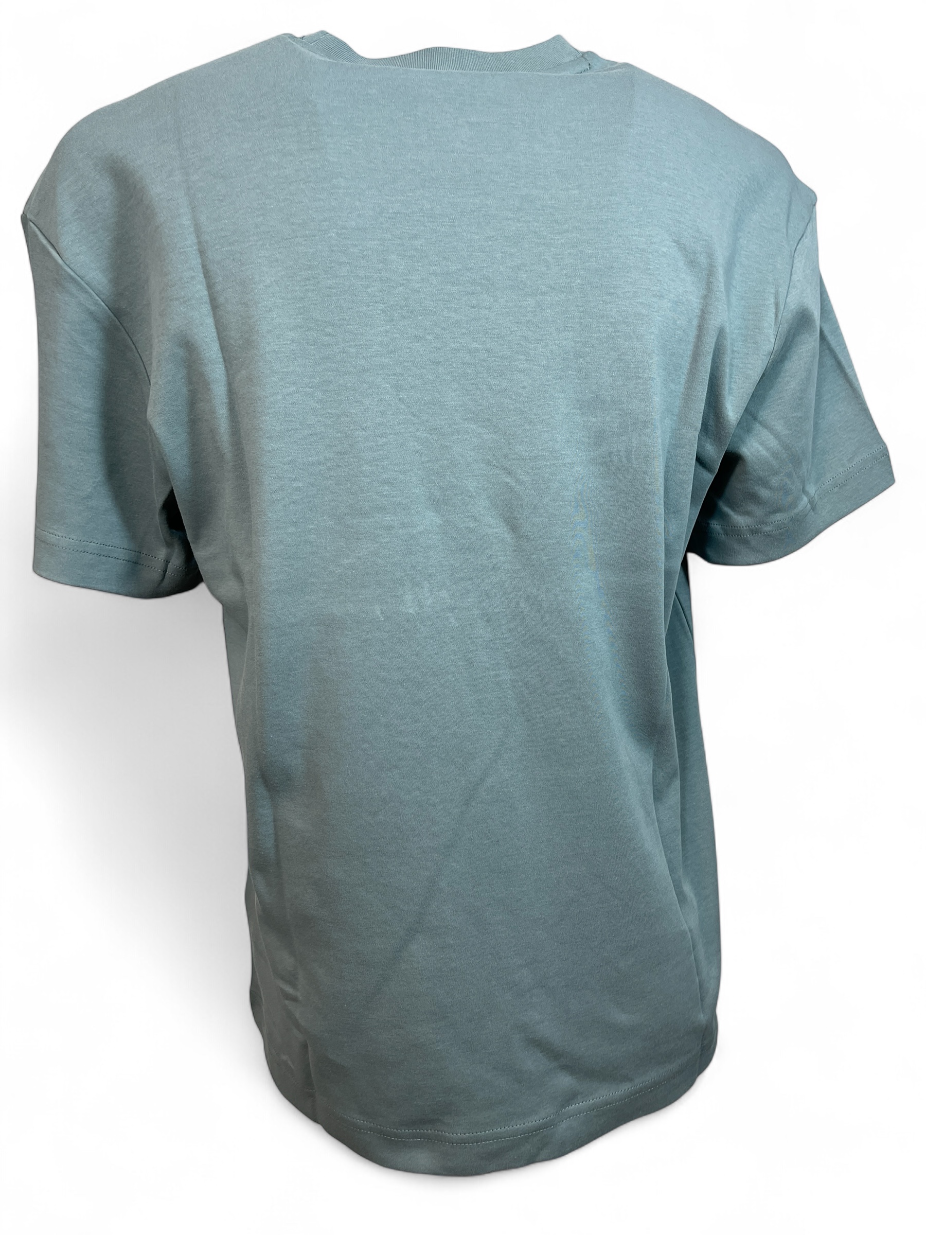 CALVIN KLEIN  K10K112487 NANO LOGO INTERLOCK T-SHIRT BLUE