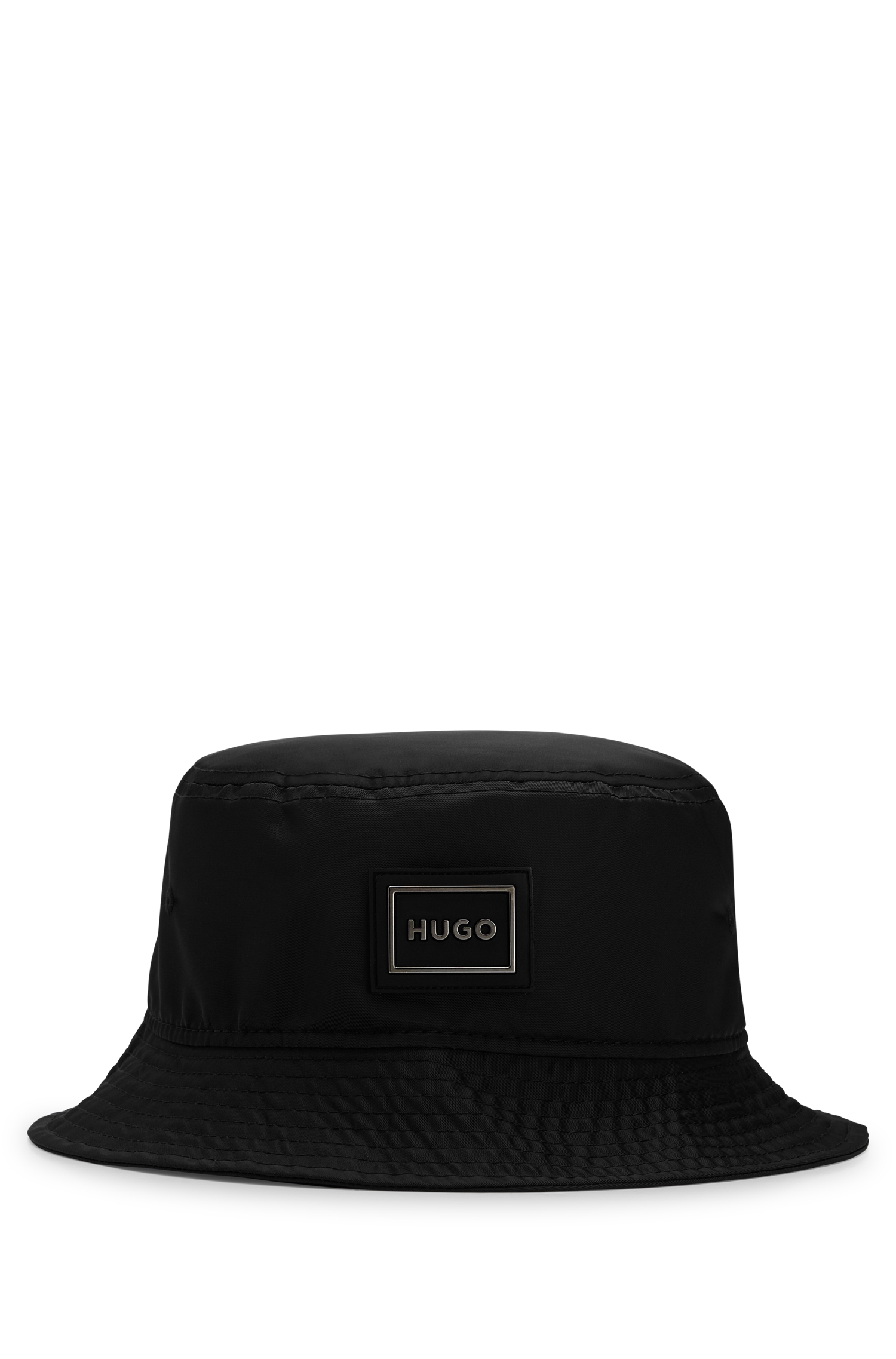 HUGO 50491717 Men-X 584-N Herren Hut aus Twilmit Logo Schwarz.