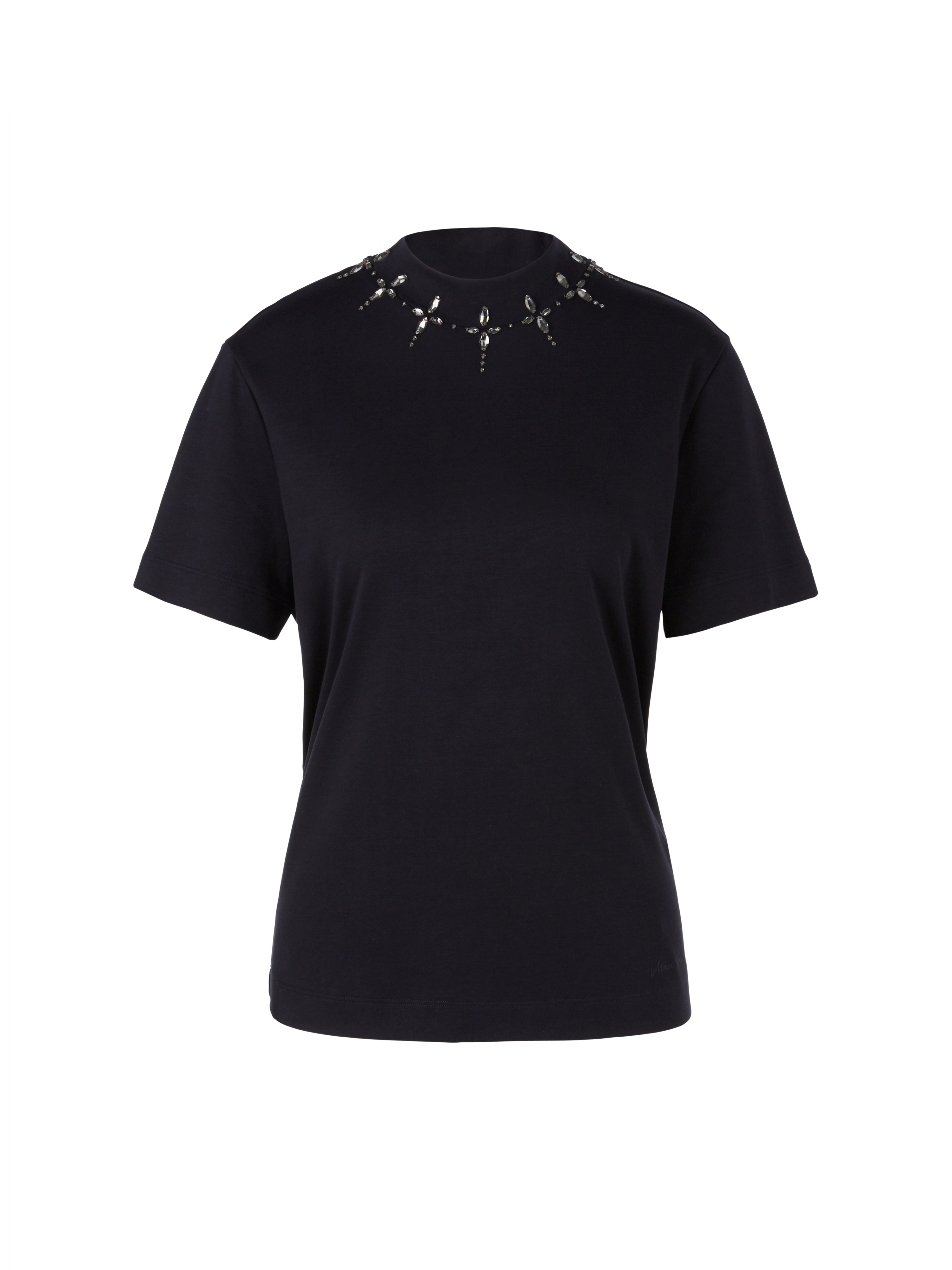 MARC CAIN XC 48.16 J13  T-Shirt mit Strass-Details midnight blue