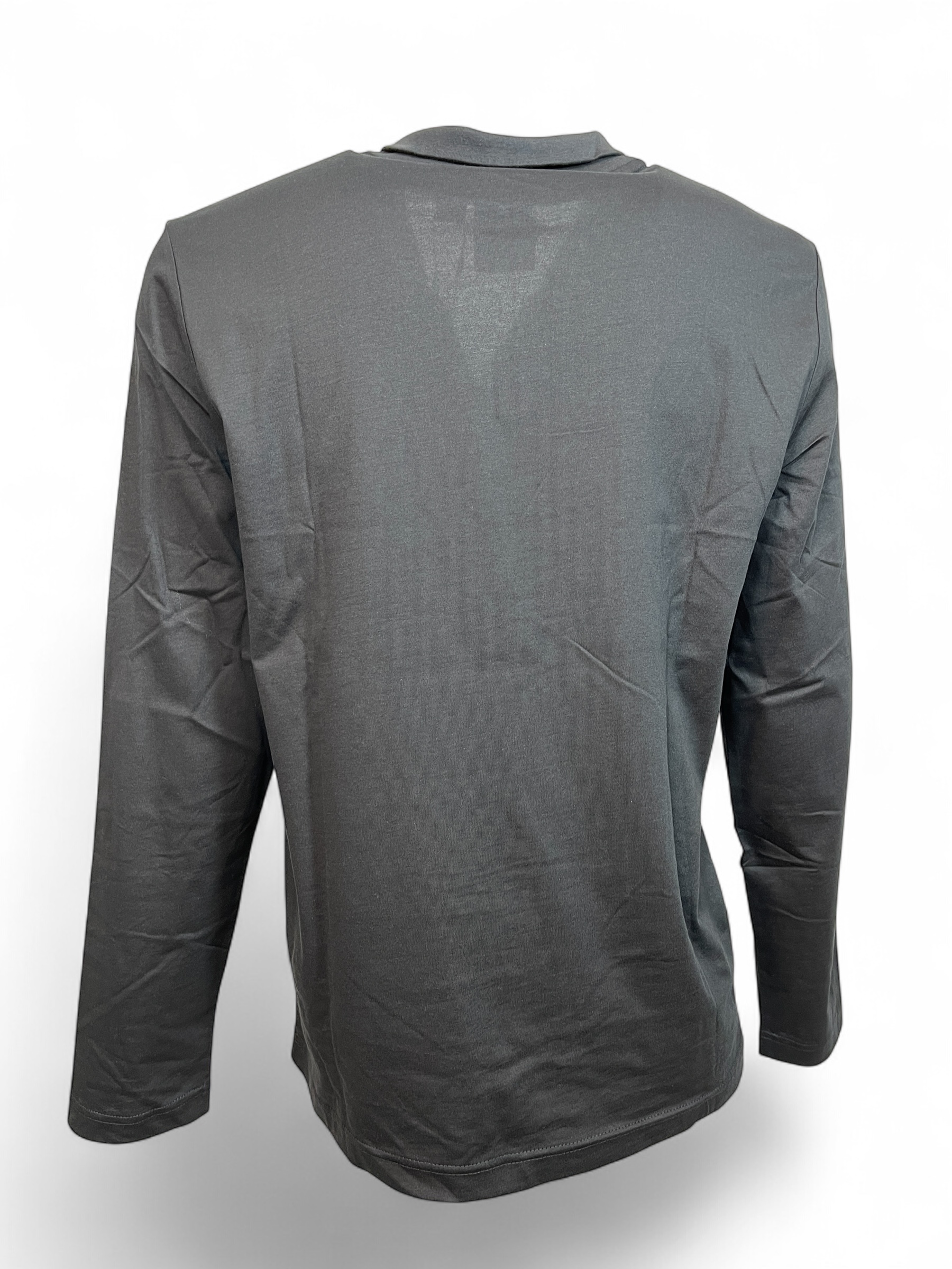 CALVIN KLEIN  K10K111857 LIQUID TOUCH LS ZIP UP SHIRT BLACK