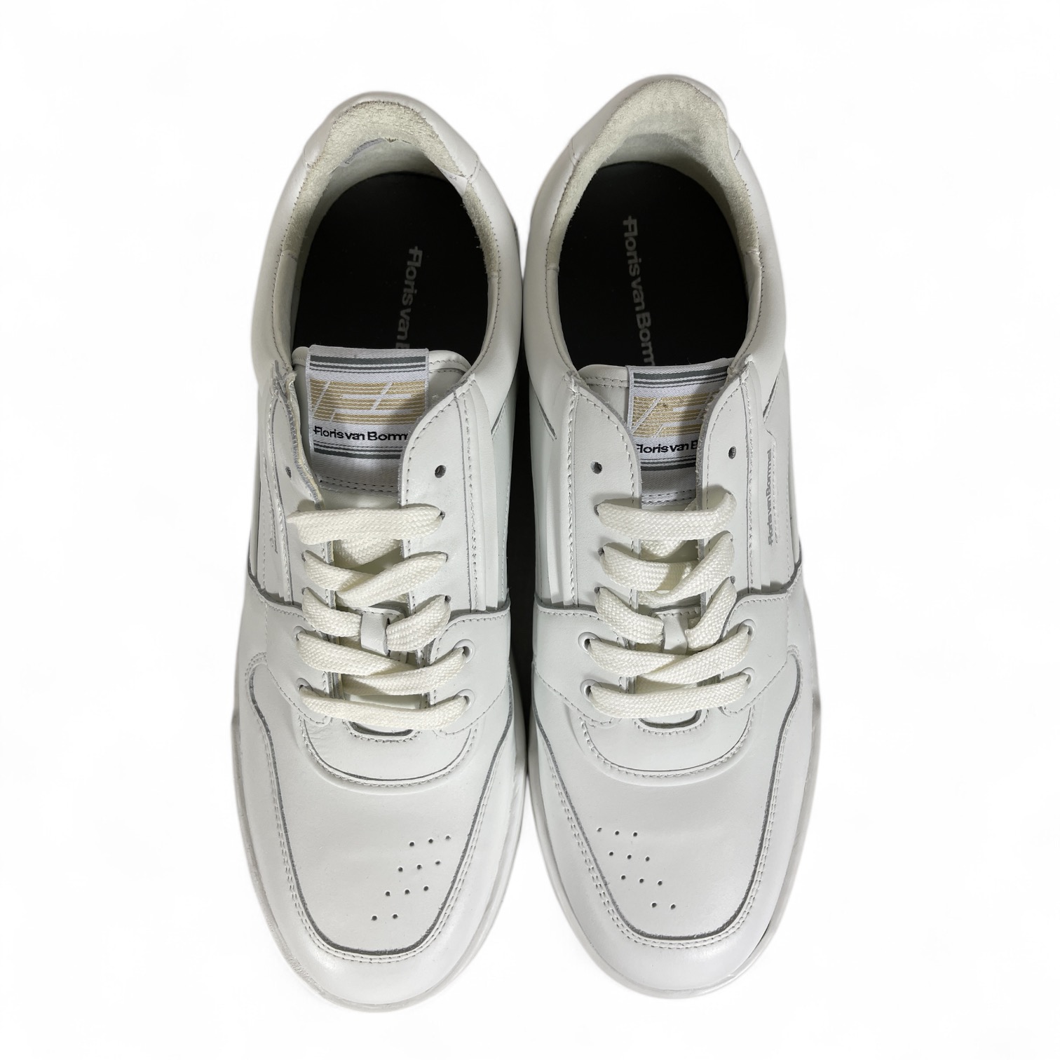 VAN BOMMEL SFM-10185-60-01 Floris Sport White Calf leather Sneakers White Weiß