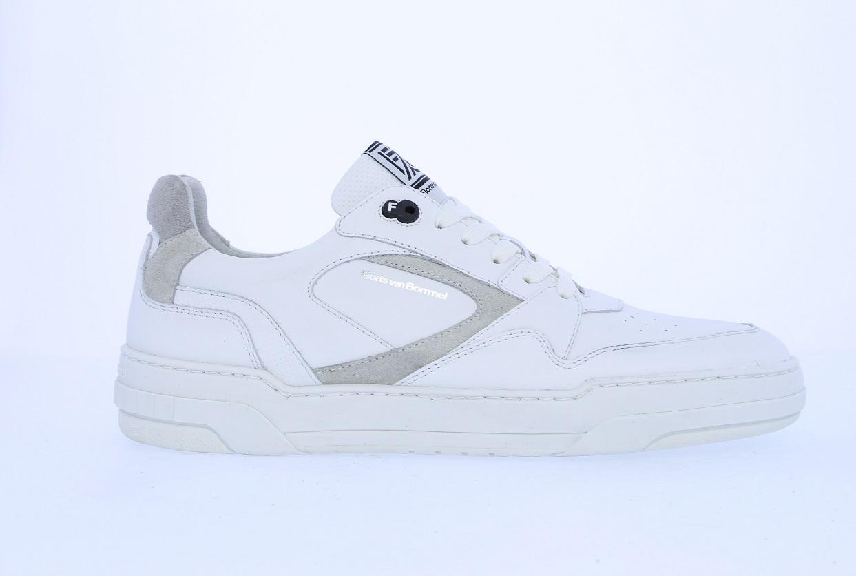 VAN BOMMEL SFM-10201-60-01 Floris Sport White Calf Herren Leder Sneaker Weiß