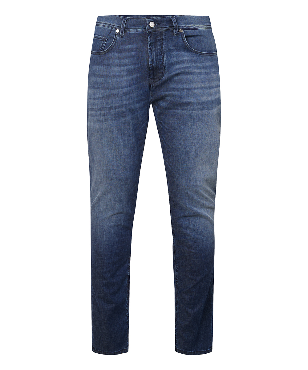Baldessarini B1 16502.1439 BLD-Jack Herren Jeans dark blue used whisker