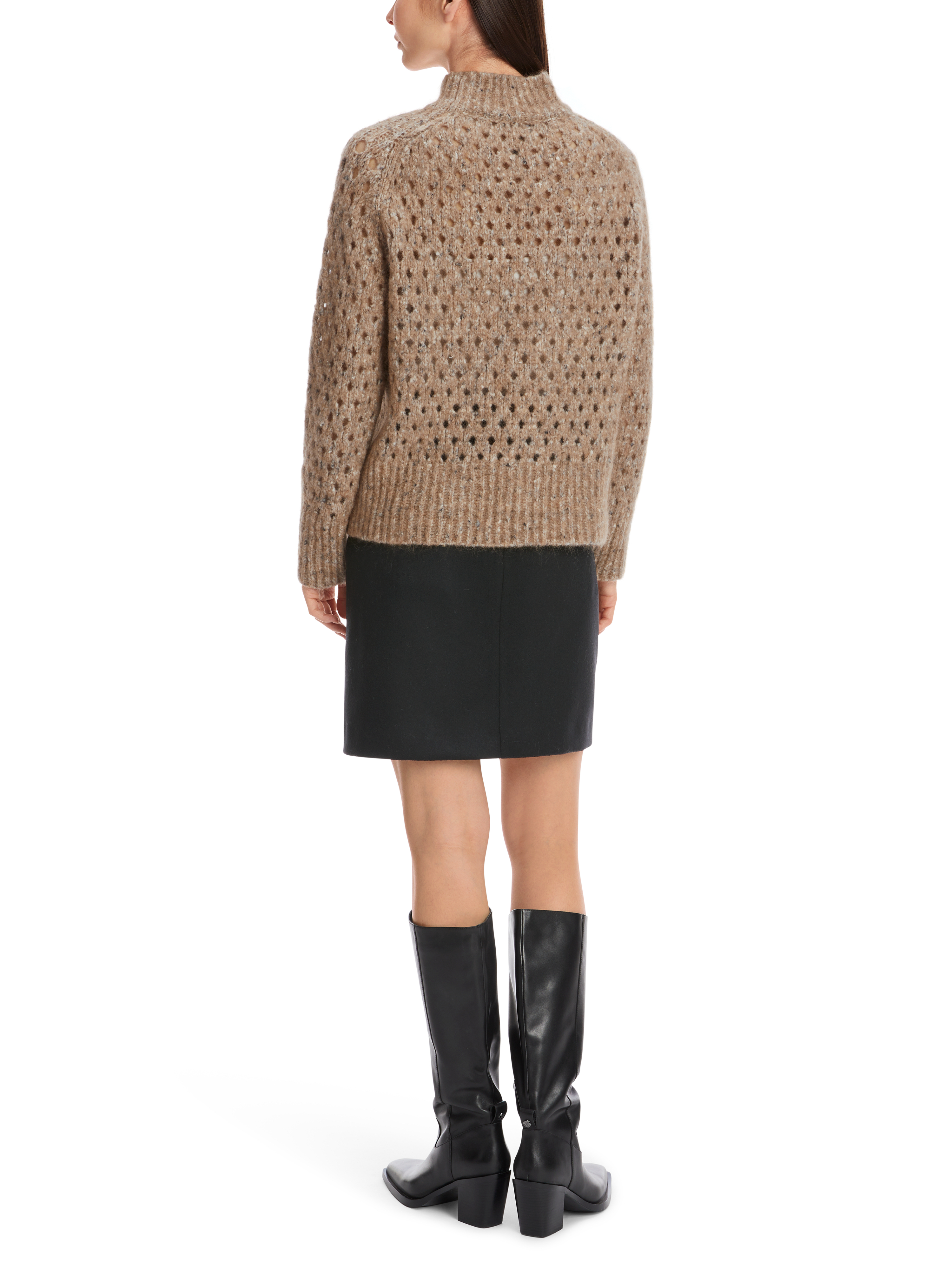 MARC CAIN  XC 41.40 M49 Sweater - Knitted in Germany raffia melange