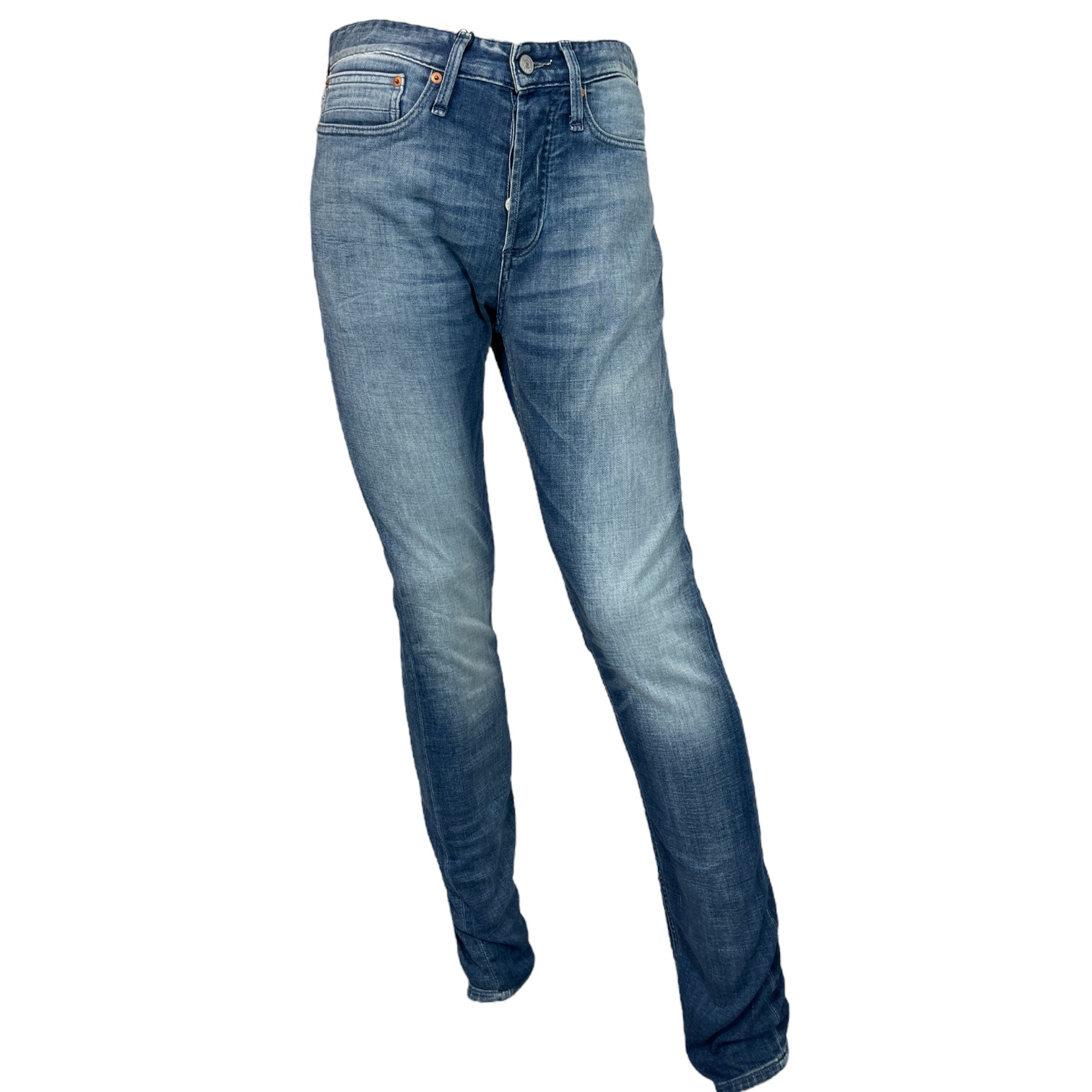 DENHAM 01-23-07-11-016 RAZOR LHHW HEREN JEANS SLIM FIT MID BLUE