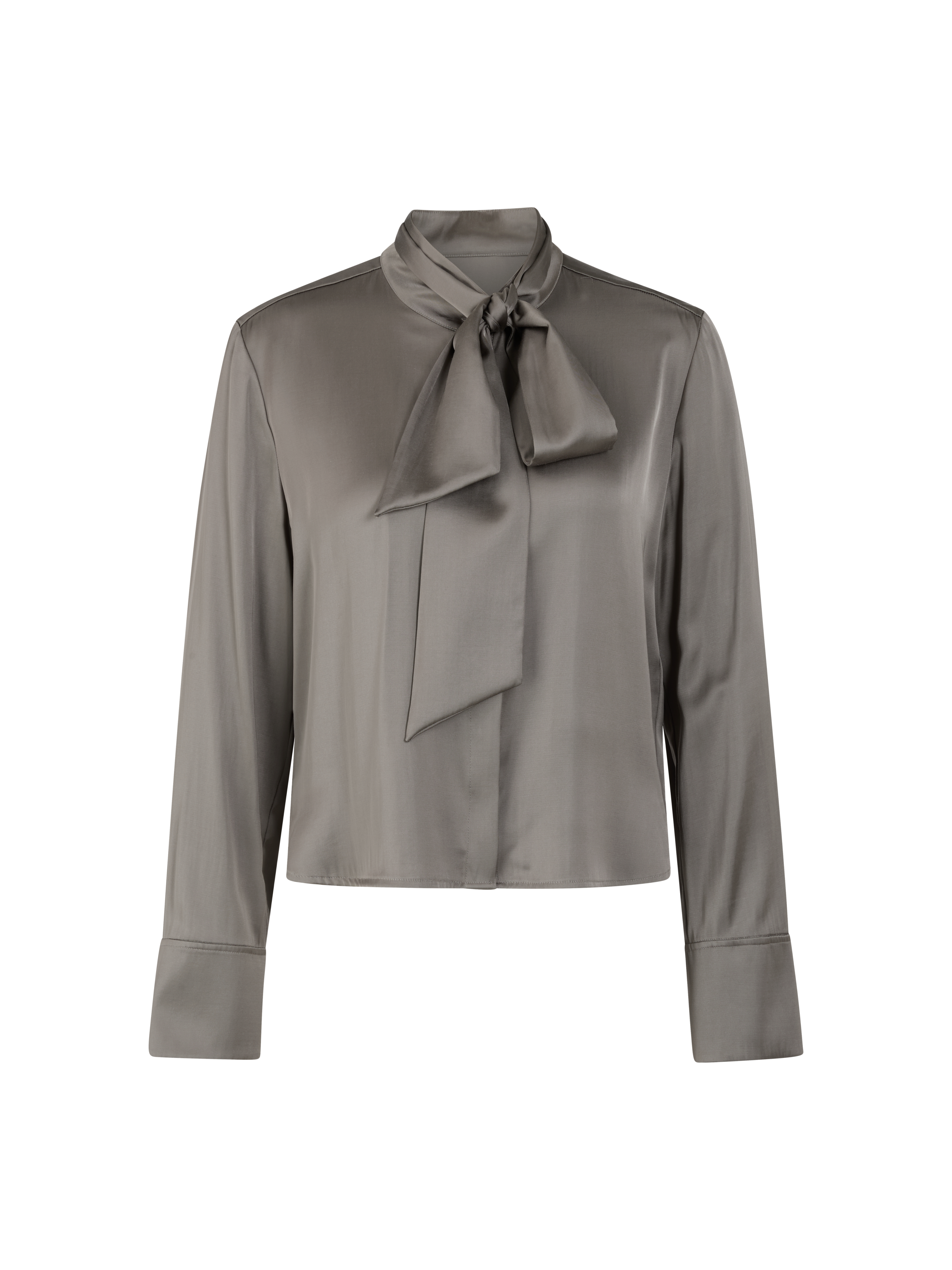 MARC CAIN ZC 51.20 W25  Bluse mit Schluppe Grau