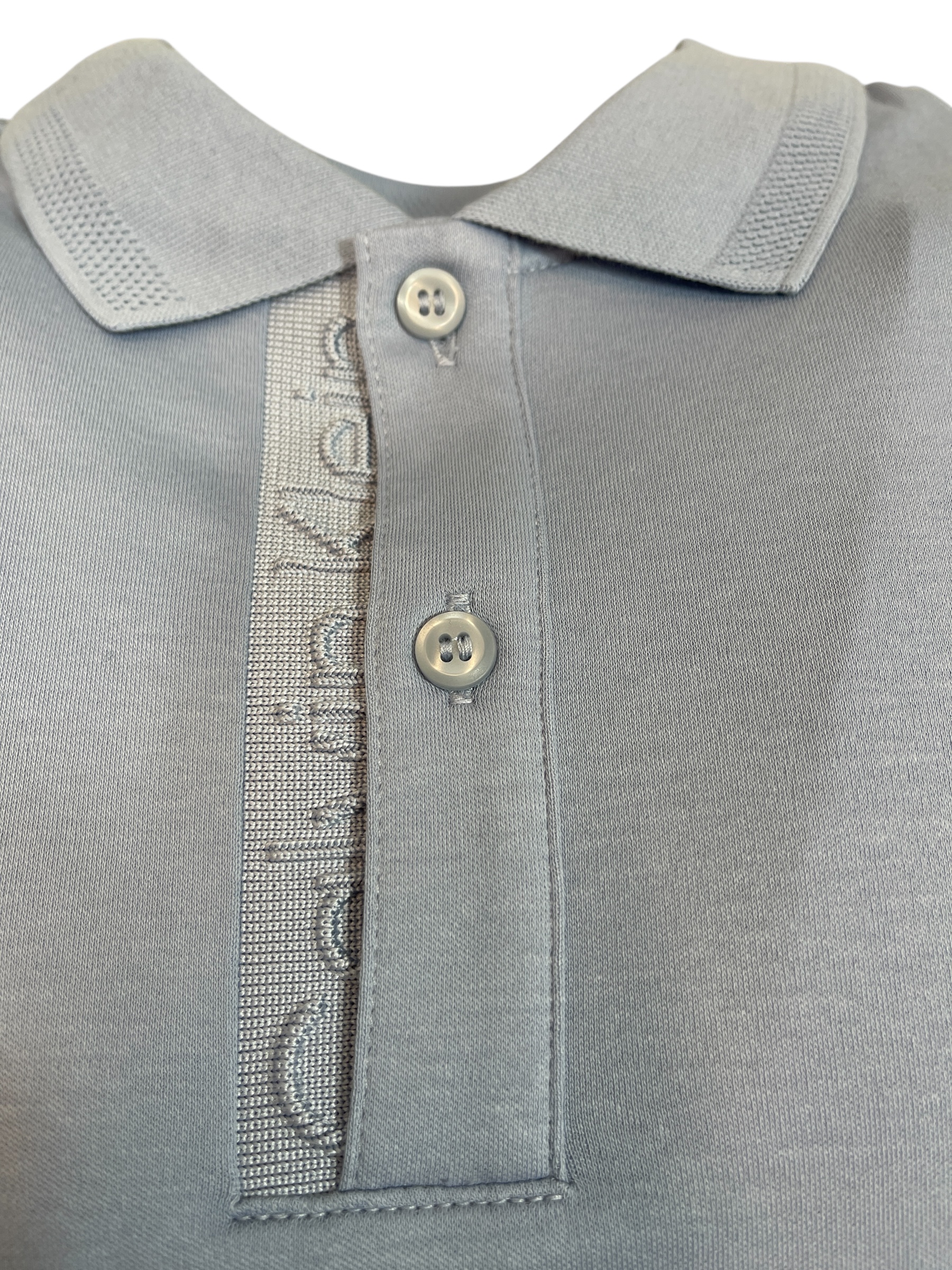 CALVIN KLEIN  K10K114135 LIQUID TOUCH TEXTURE COLLAR POLO HERREN POLO-SHIRT BLUE