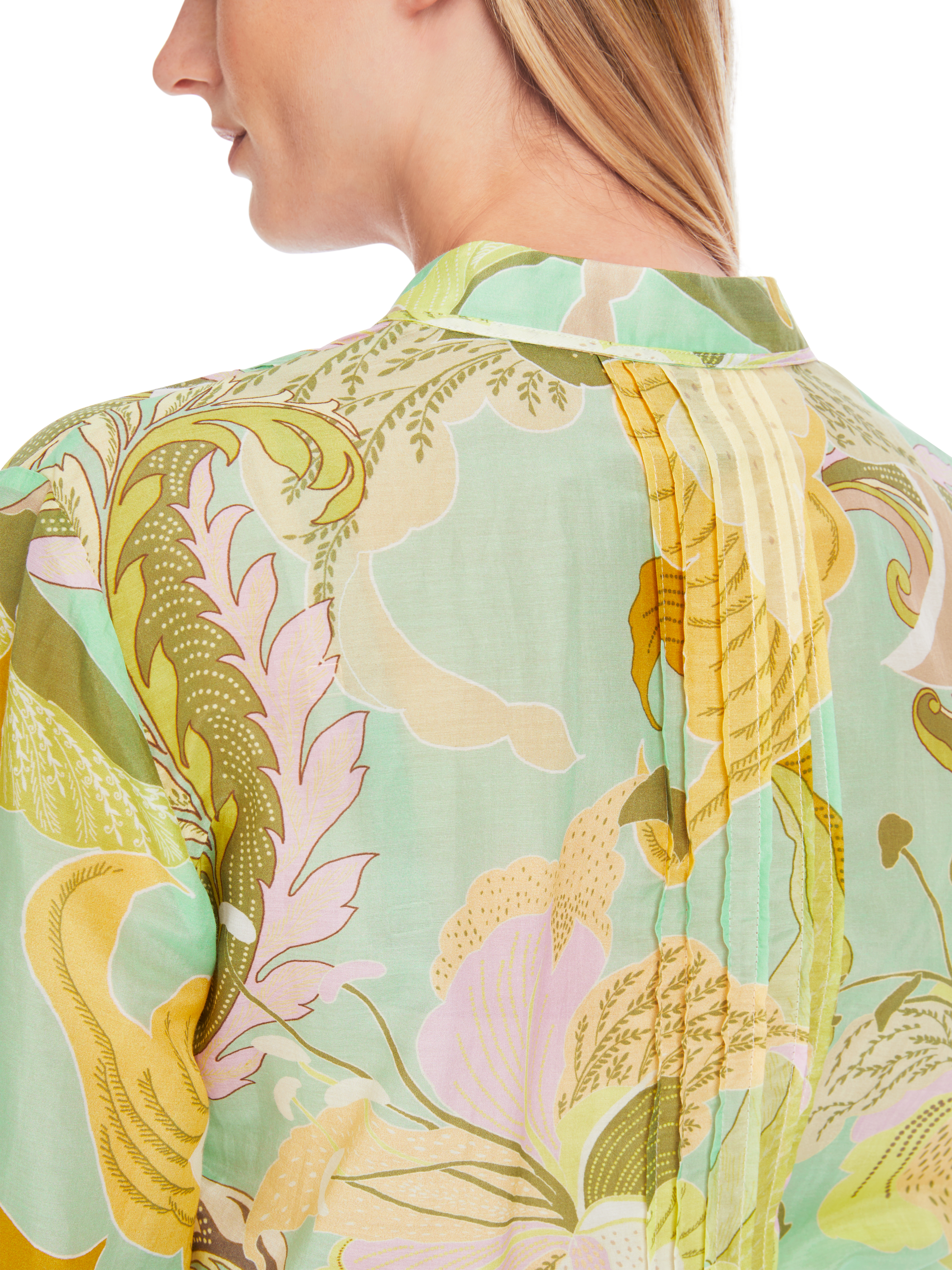 MARC CAIN  YC 51.45 W84 Duftige Bluse im Tunika-Stil Gelb