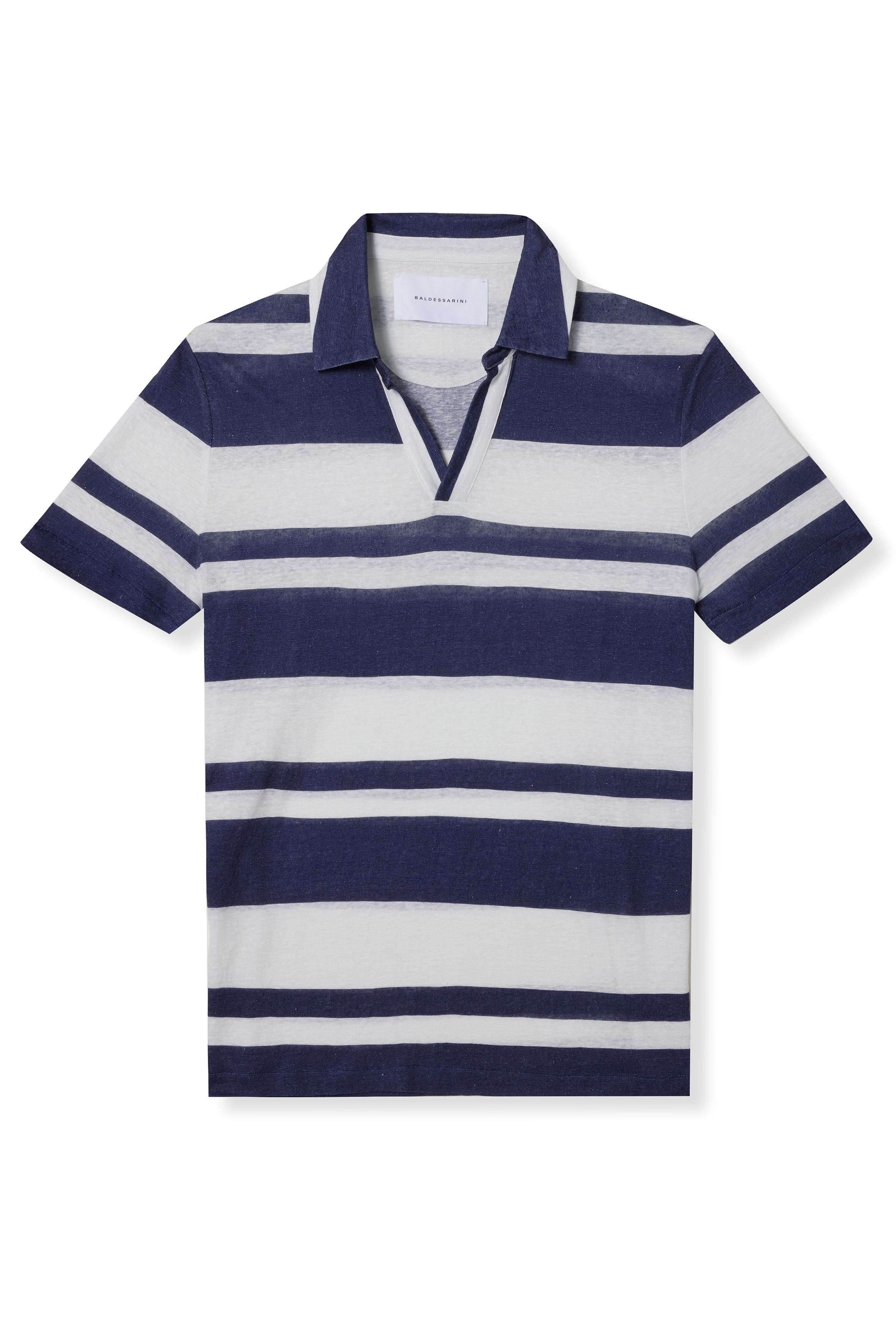 Baldessarini B4 10053.5220 BLD-Palace Herren Polo-Shirt night sky gestreift