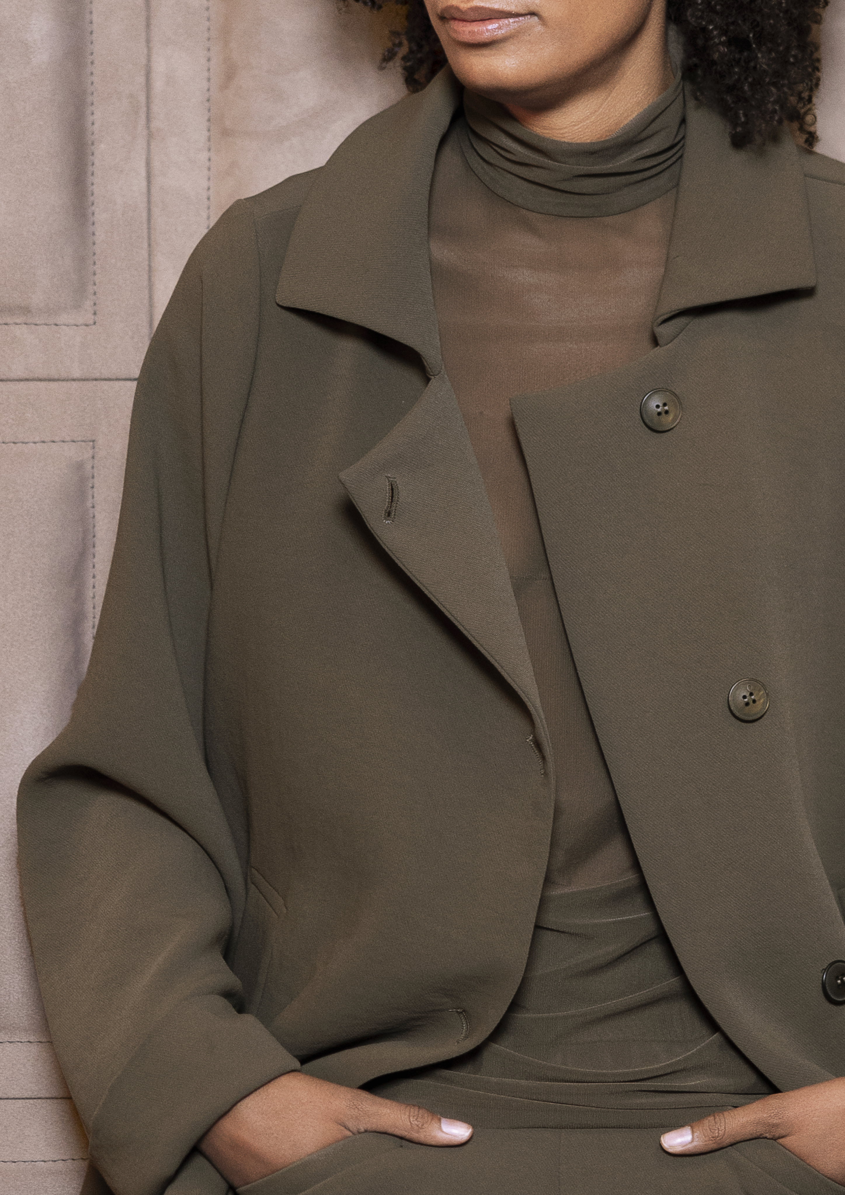 ANIA SCHIERHOLT JA2957/32 DAMEN BLAZER TRÜFFEL