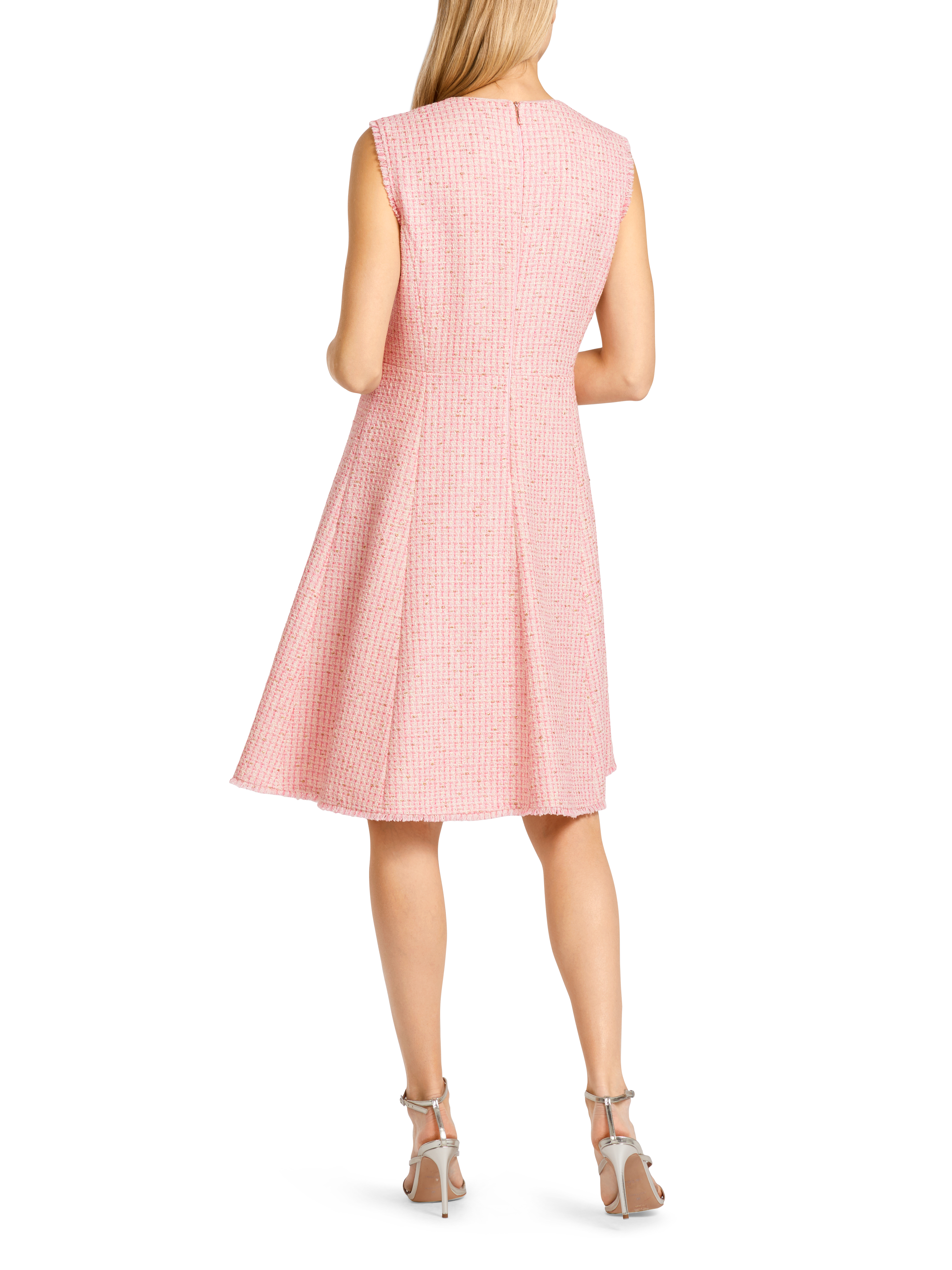 MARC CAIN UC 21.57 W07  Ärmelloses Kleid mit Bahnenrock soft pink