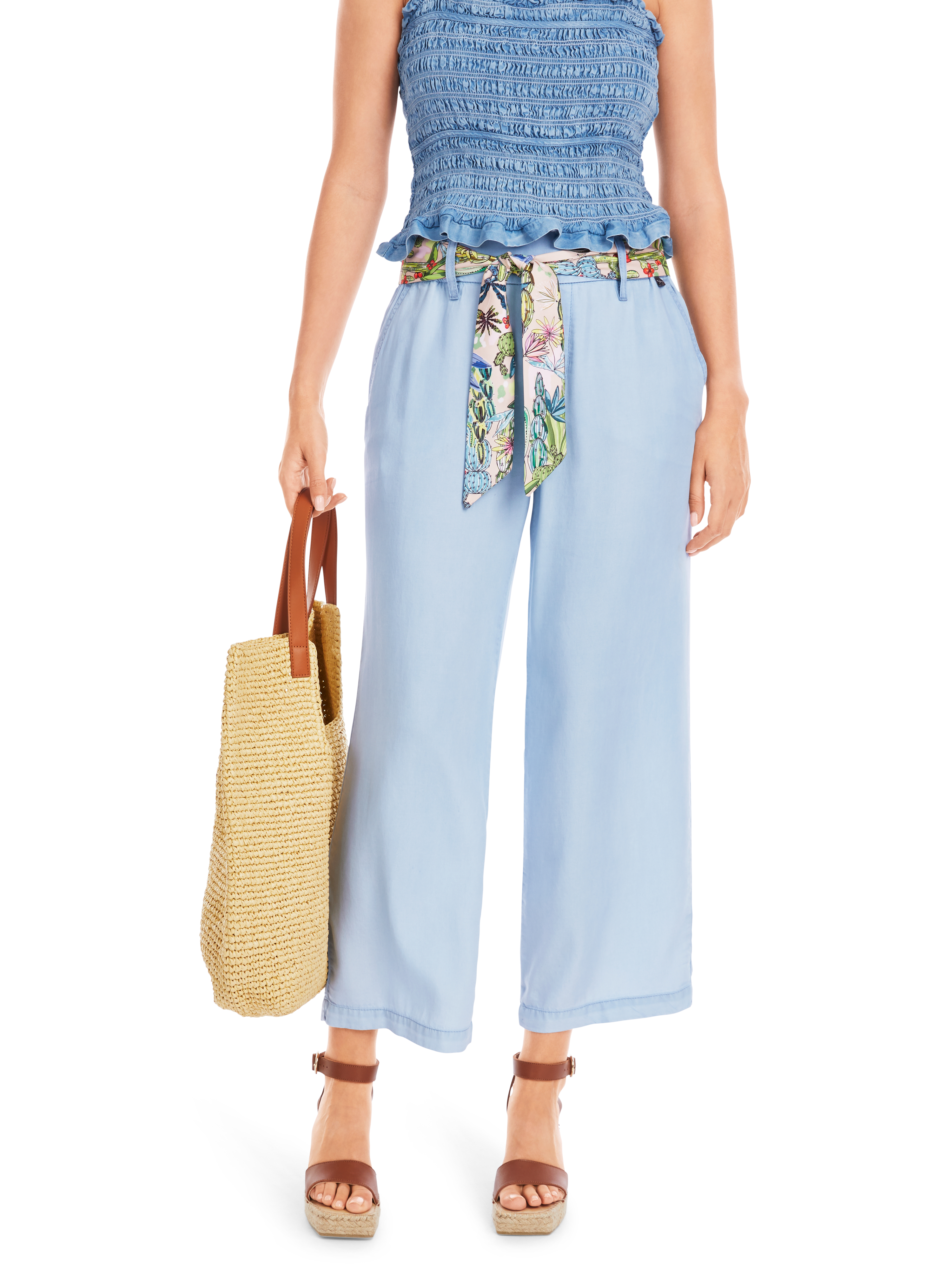 MARC CAIN YP 82.51 D63 Rethink Together WASHINGTON Culotte Blau