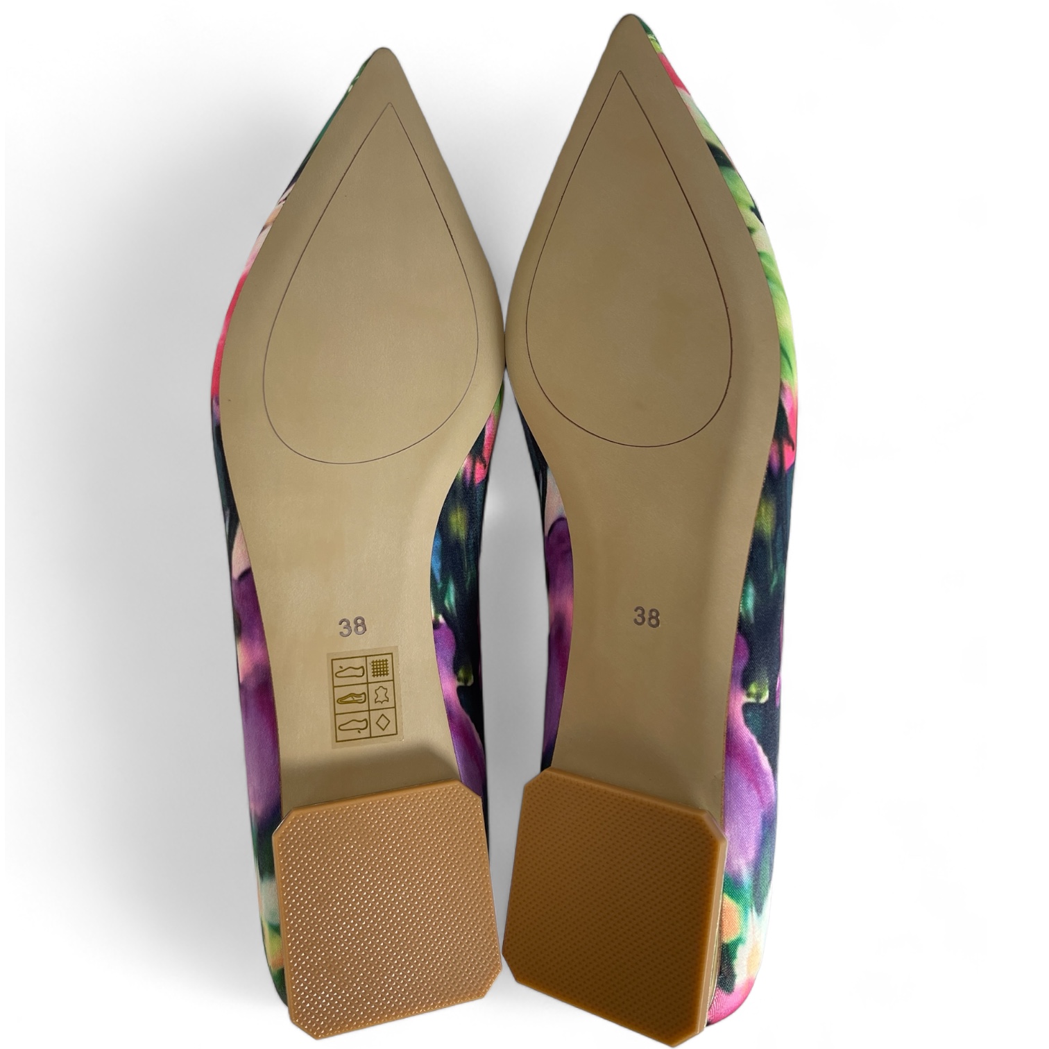 MARC CAIN XC SF.01 W74 Ballerina Florale Muster deep moss grün