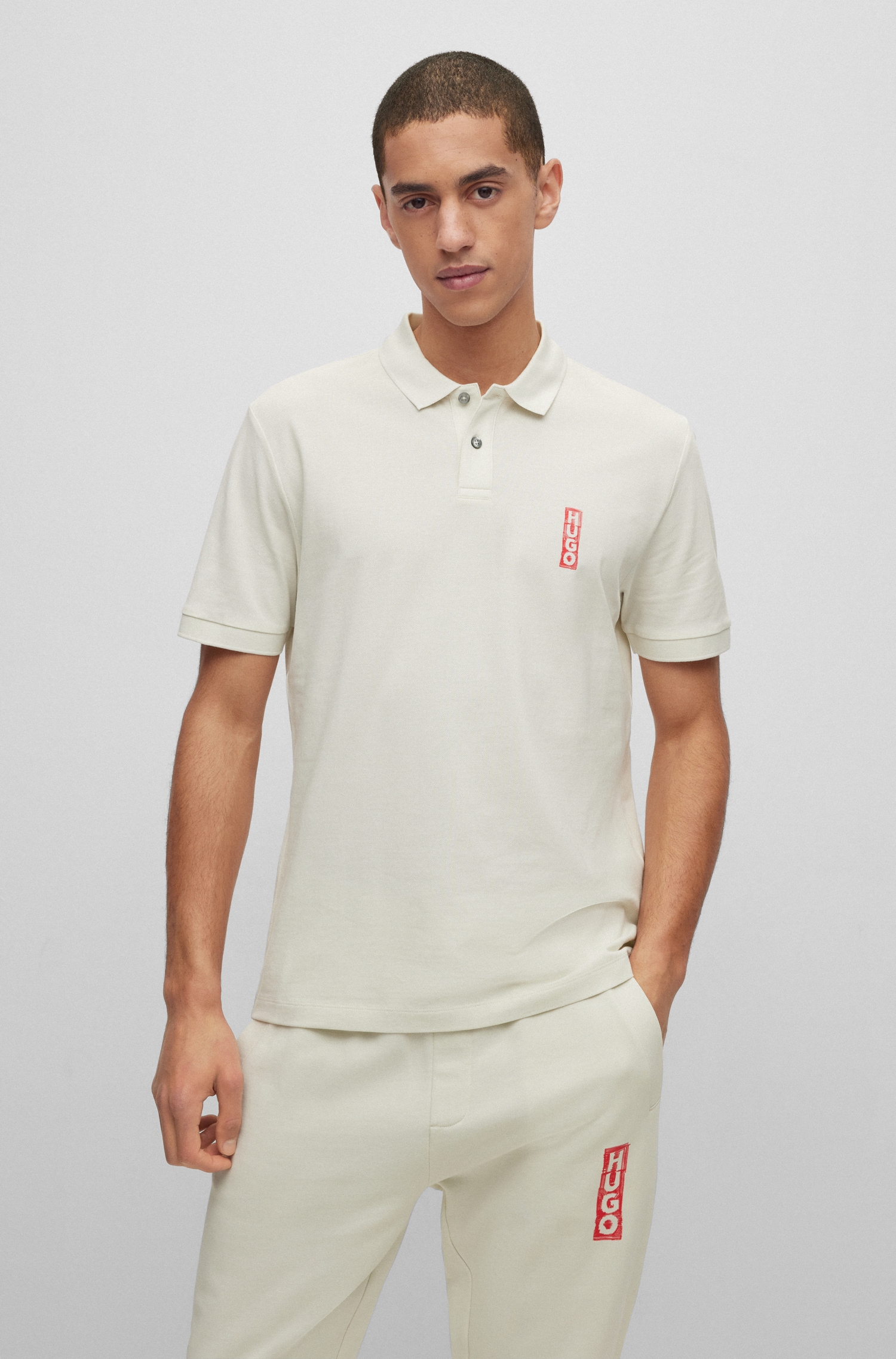 HUGO 50494177 Darakorum Herren Polo-Shirt