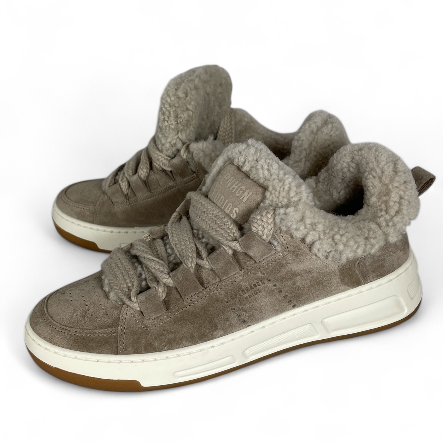 COPENHAGEN - CPH213 SUEDE TEDDY DAMEN SNEAKER TAUPE