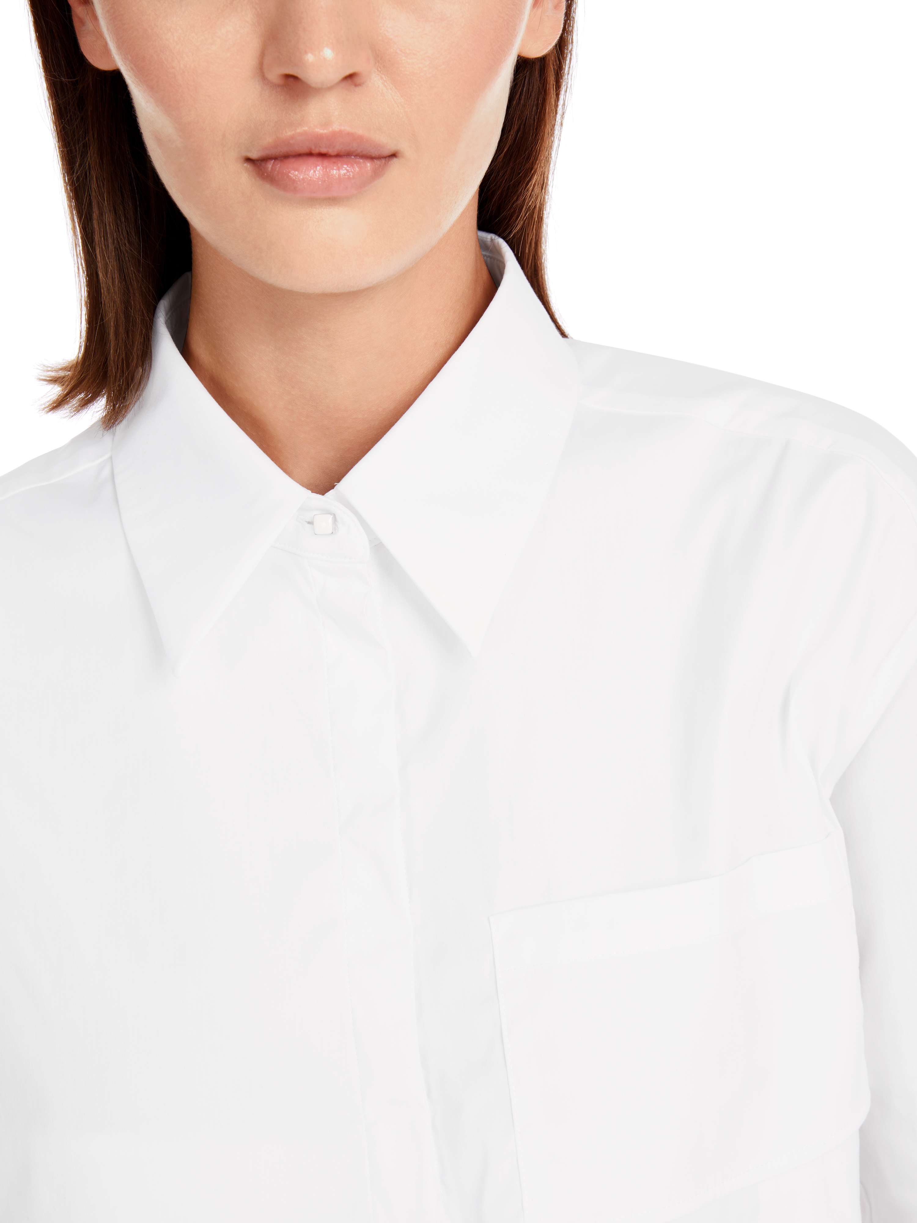 MARC CAIN  YC 51.16 W93 Bluse mit Volants white