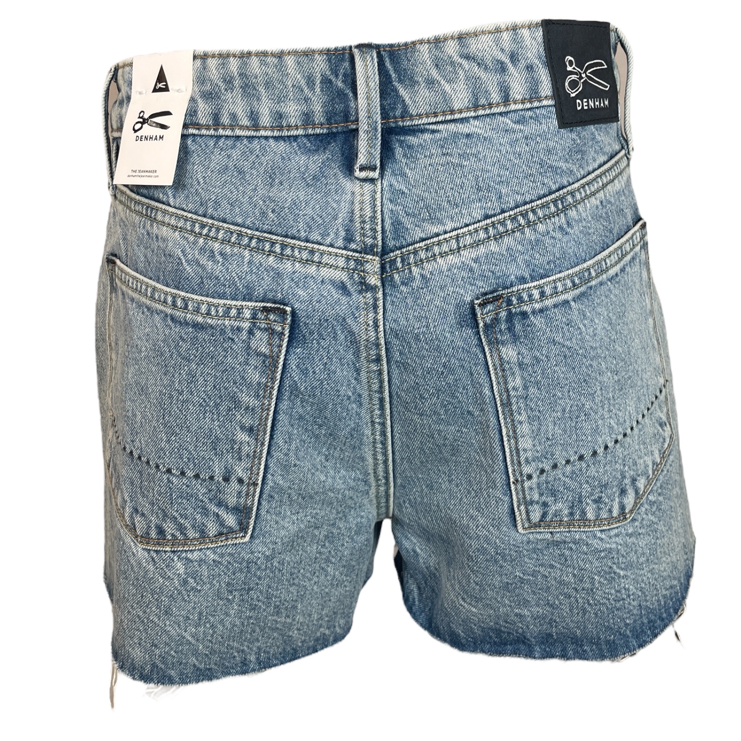 DENHAM 02-23-03-16-012 BRITT DAMEN SHORTS AMSWR MID BLUE