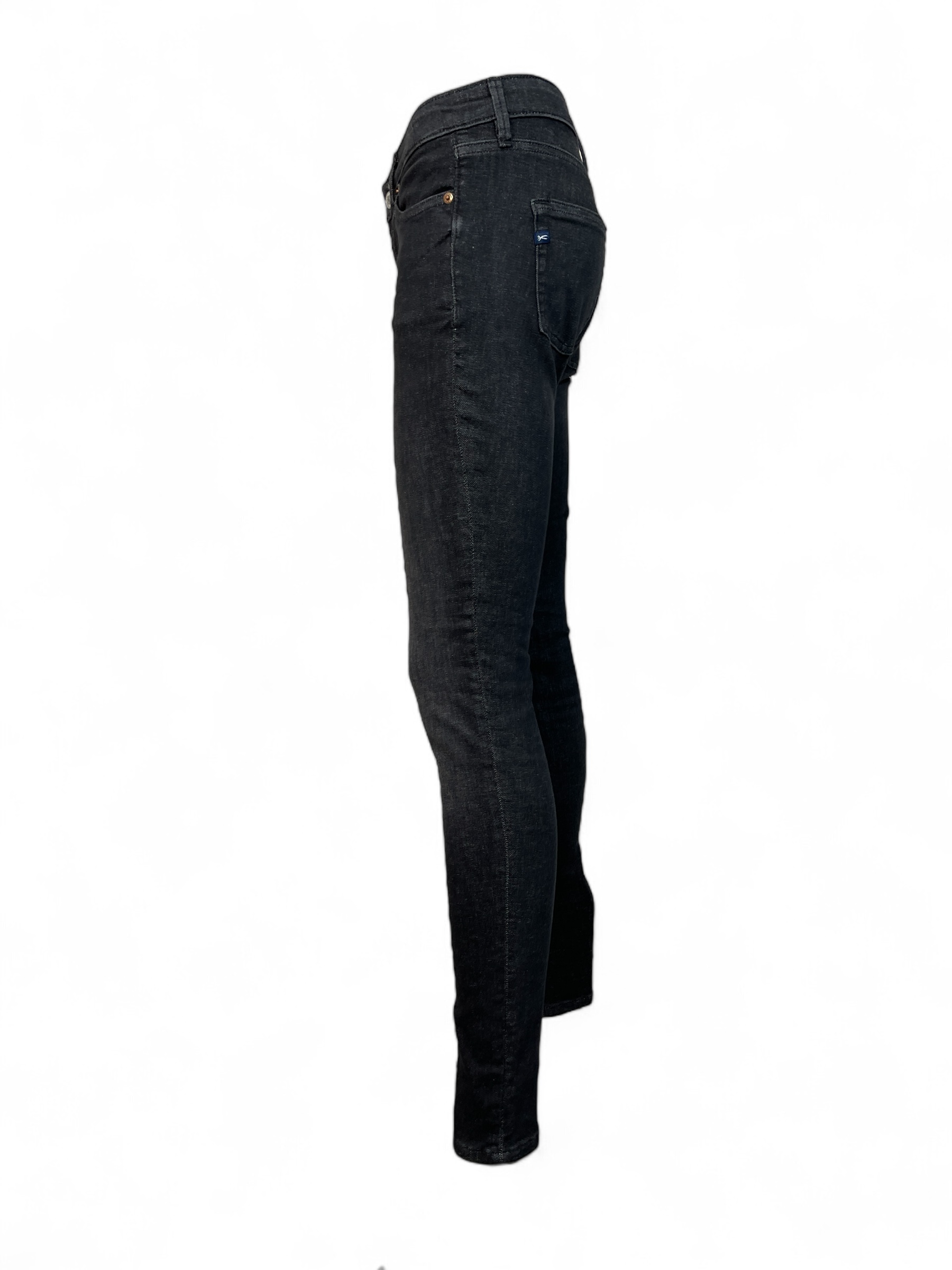 DENHAM 02-23-10-11-045 KYO FMWB Damen Jeans Stretch-Denim Skinny Fit Black