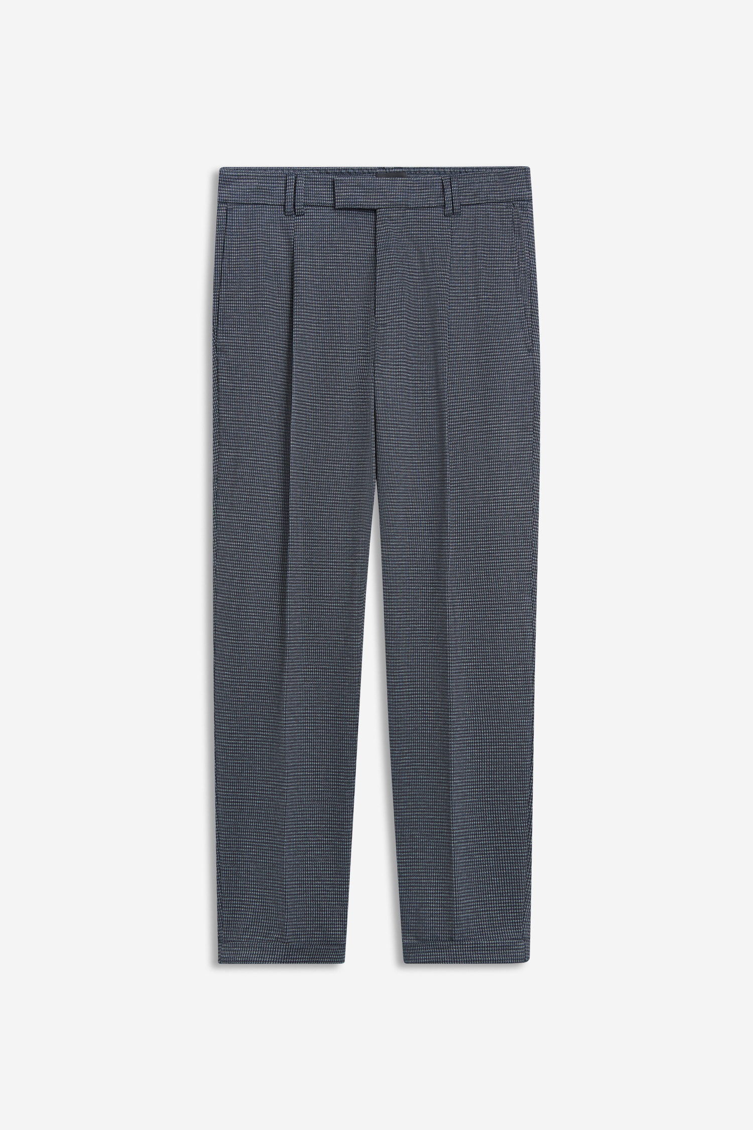 CINQUE  21026183 CISANDO Herren Hose mit Hahnentritt dunkelblau