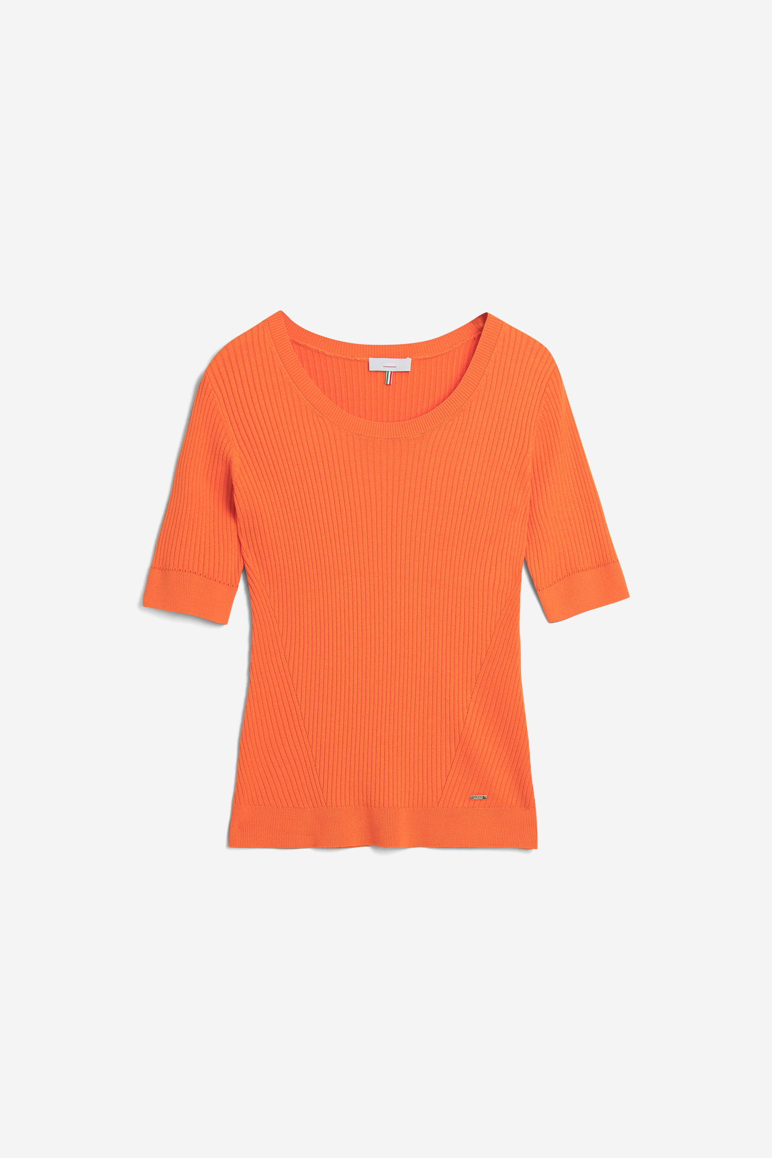 CINQUE 65164566 CIGIULIA DAMEN STRICK-SHIRT ORANGE